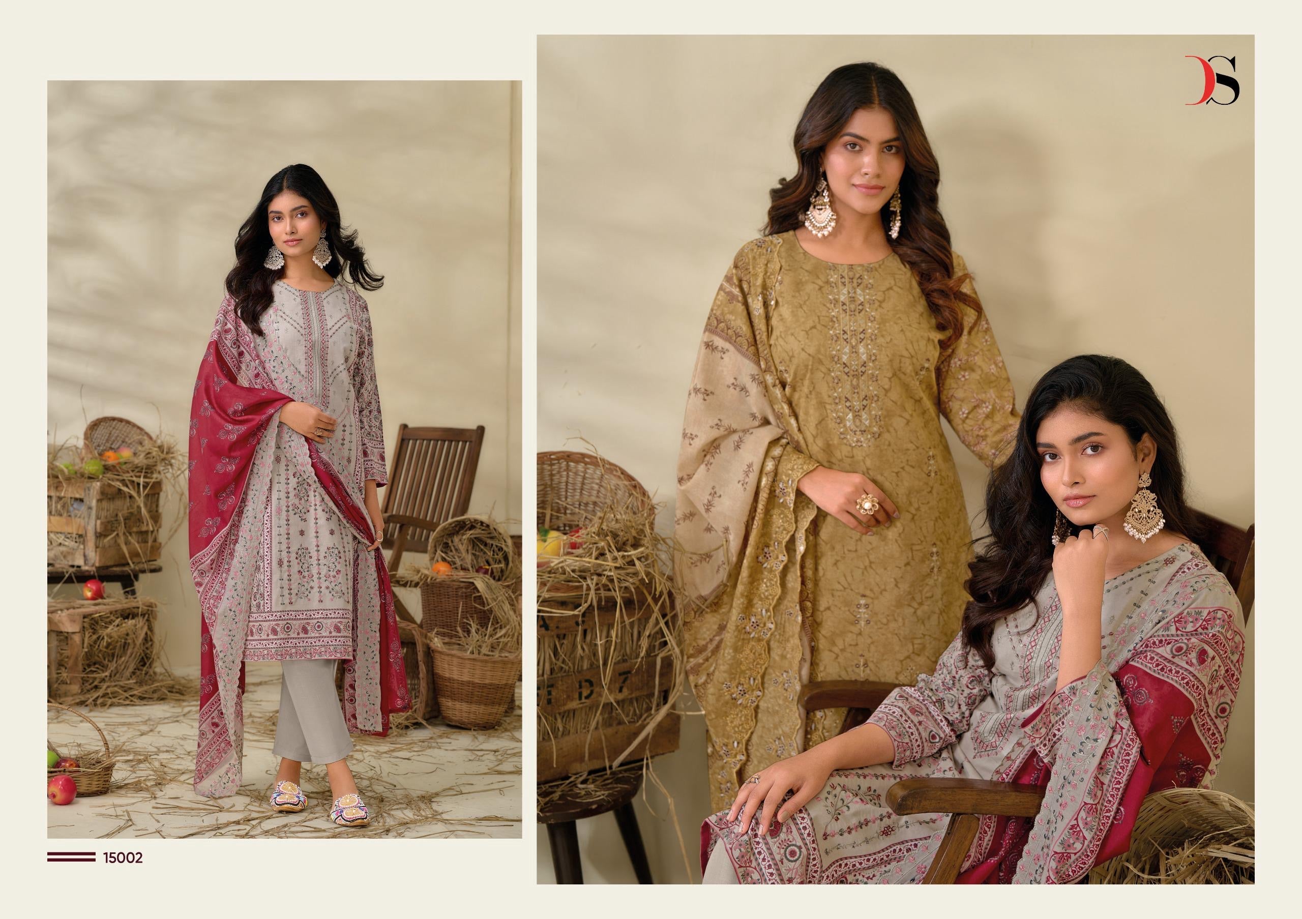 Deepsy suits bin saeed 15 lawn cotton Pakistani designer salwar suit - jilaniwholesalesuit
