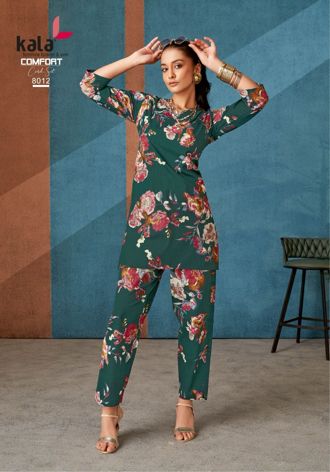 Kala presents comfort vol 3 readymade cord set at wholesale rate