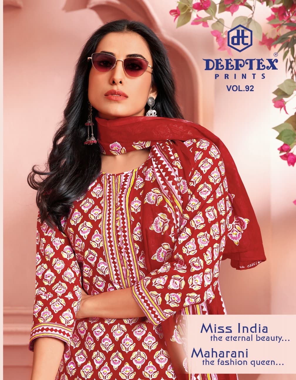 Deeptex Miss India Vol 92 Cotton printed dress material jetpur wholesale