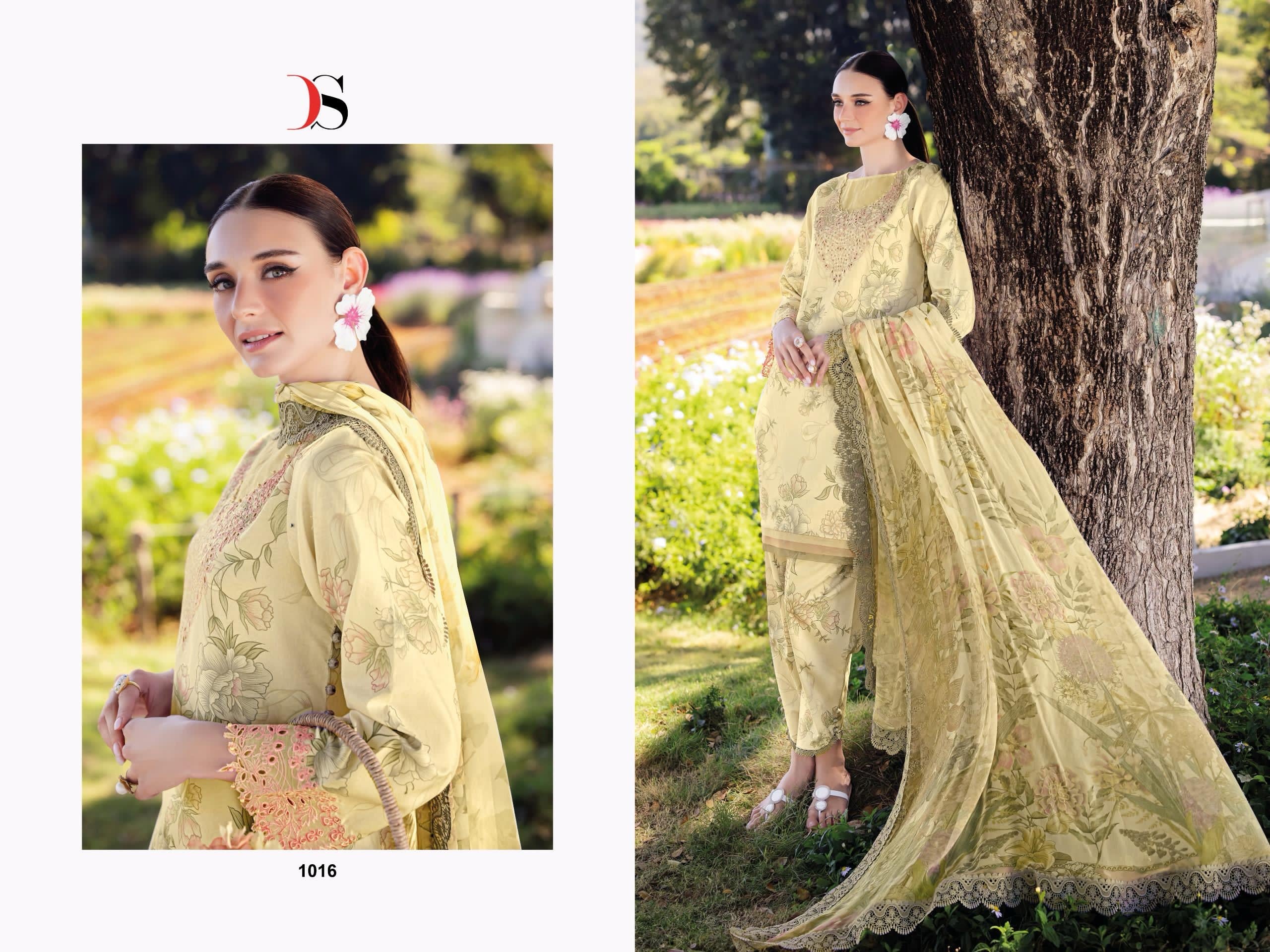 Deepsy suits jade flora 25-2 cotton Pakistani patch work salwar suit wholesale - jilaniwholesalesuit
