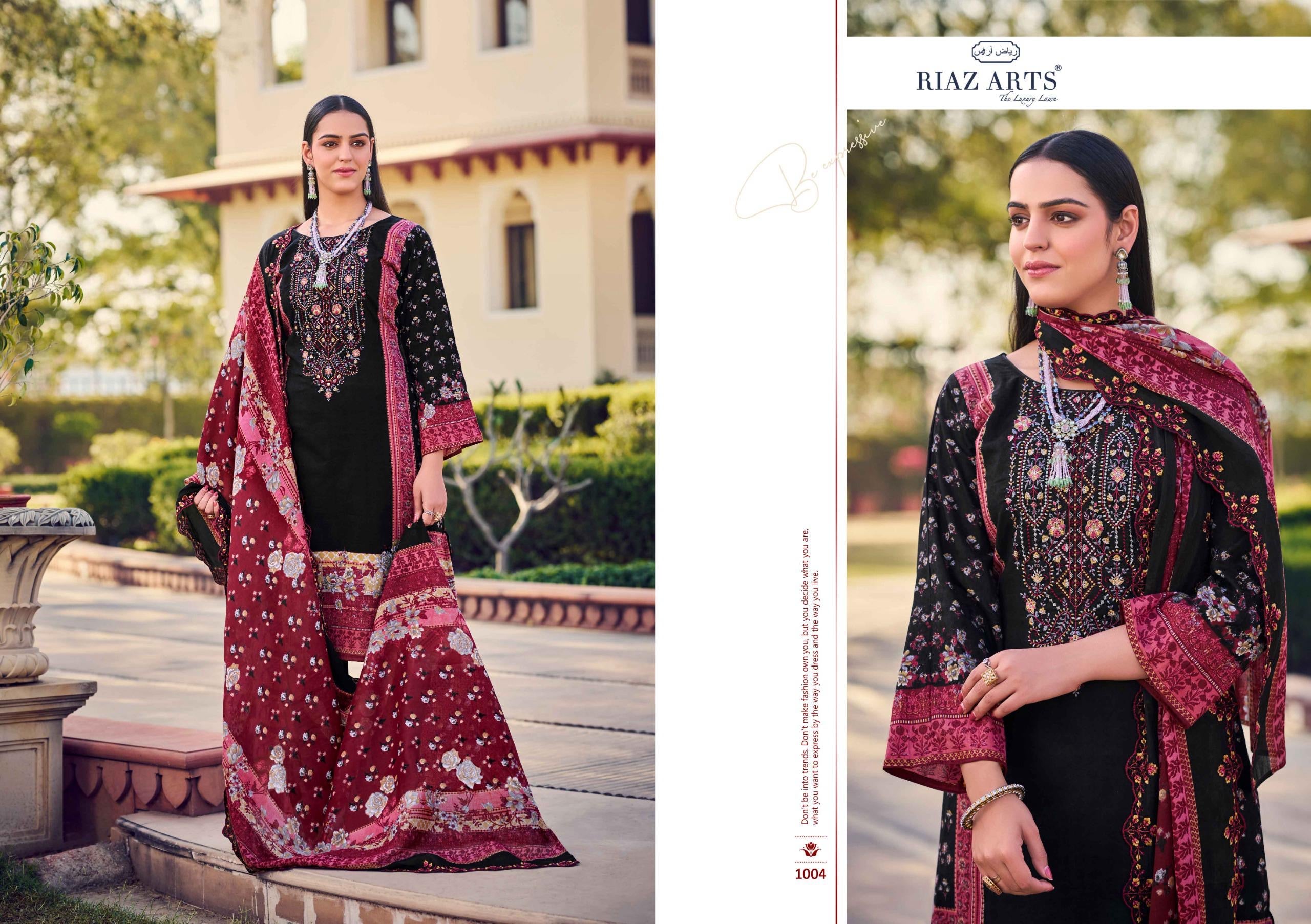 Riaz arts bin Saeed vol 7 unstitch salwar suits at wholesale rate