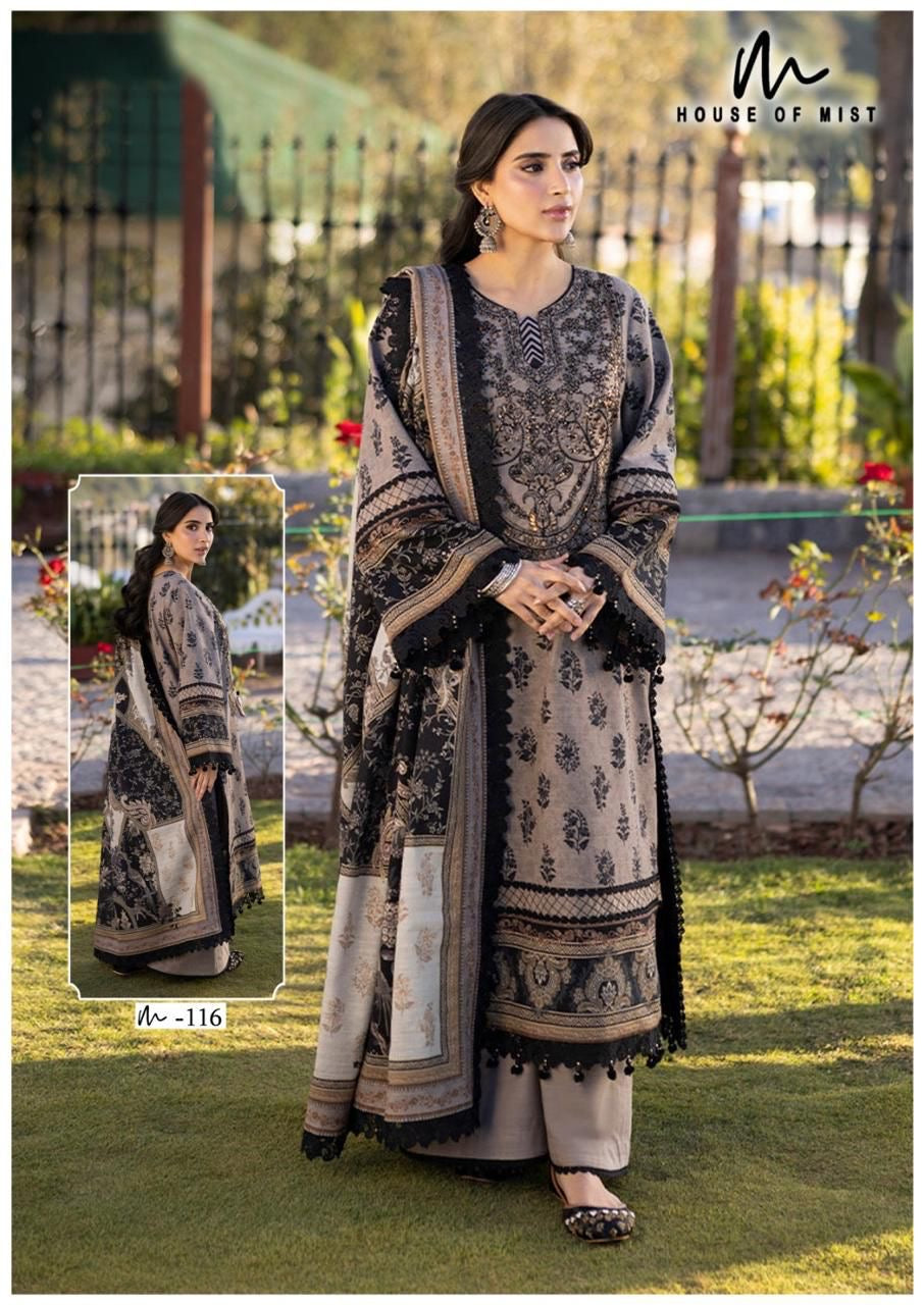 House of mist ghazal vol 12 pure cotton Pakistani salwar suit set