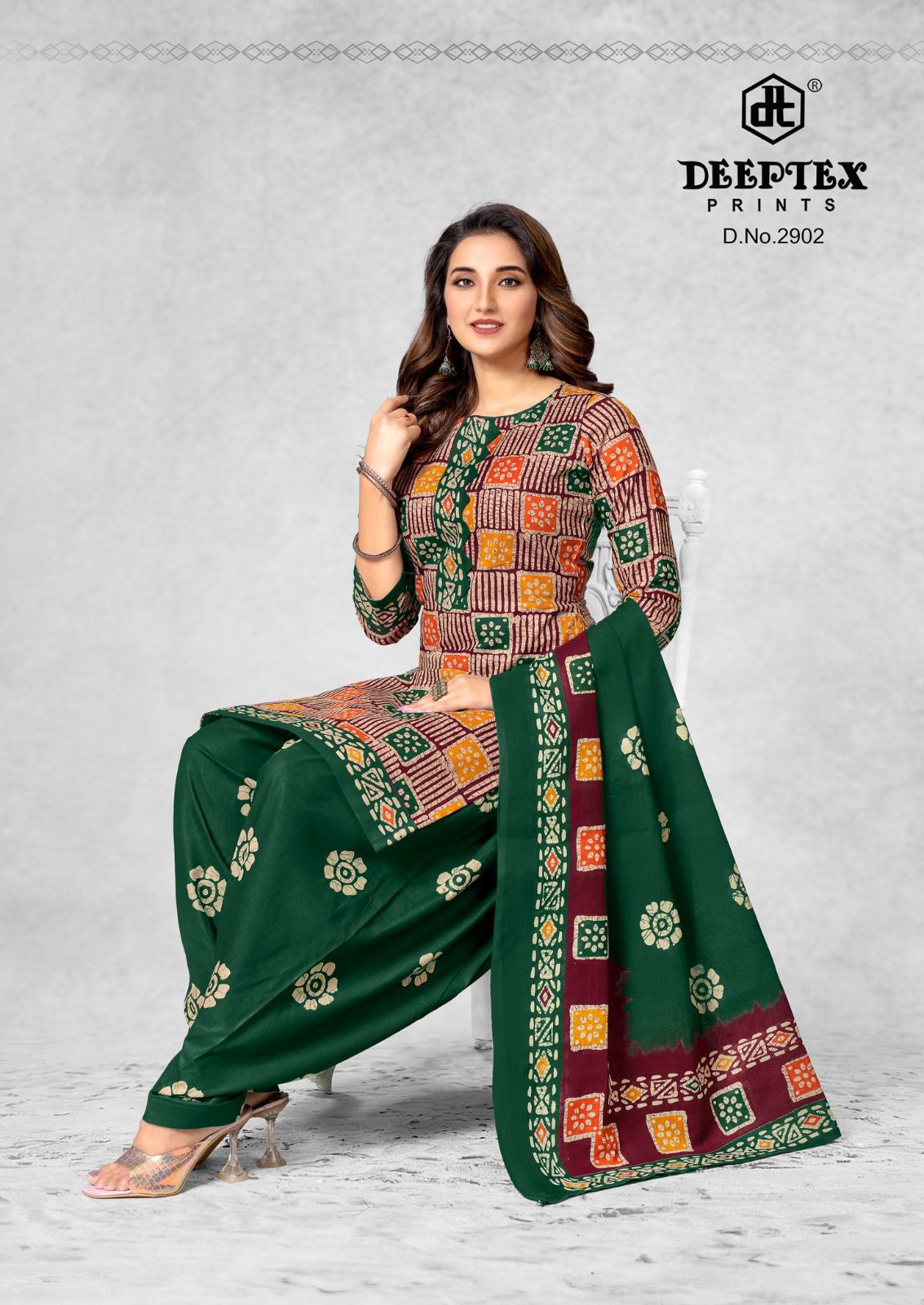 Deeptex Prints Batik Plus Vol 29 Low Range Cotton Printed Suits Jetpur - jilaniwholesalesuit