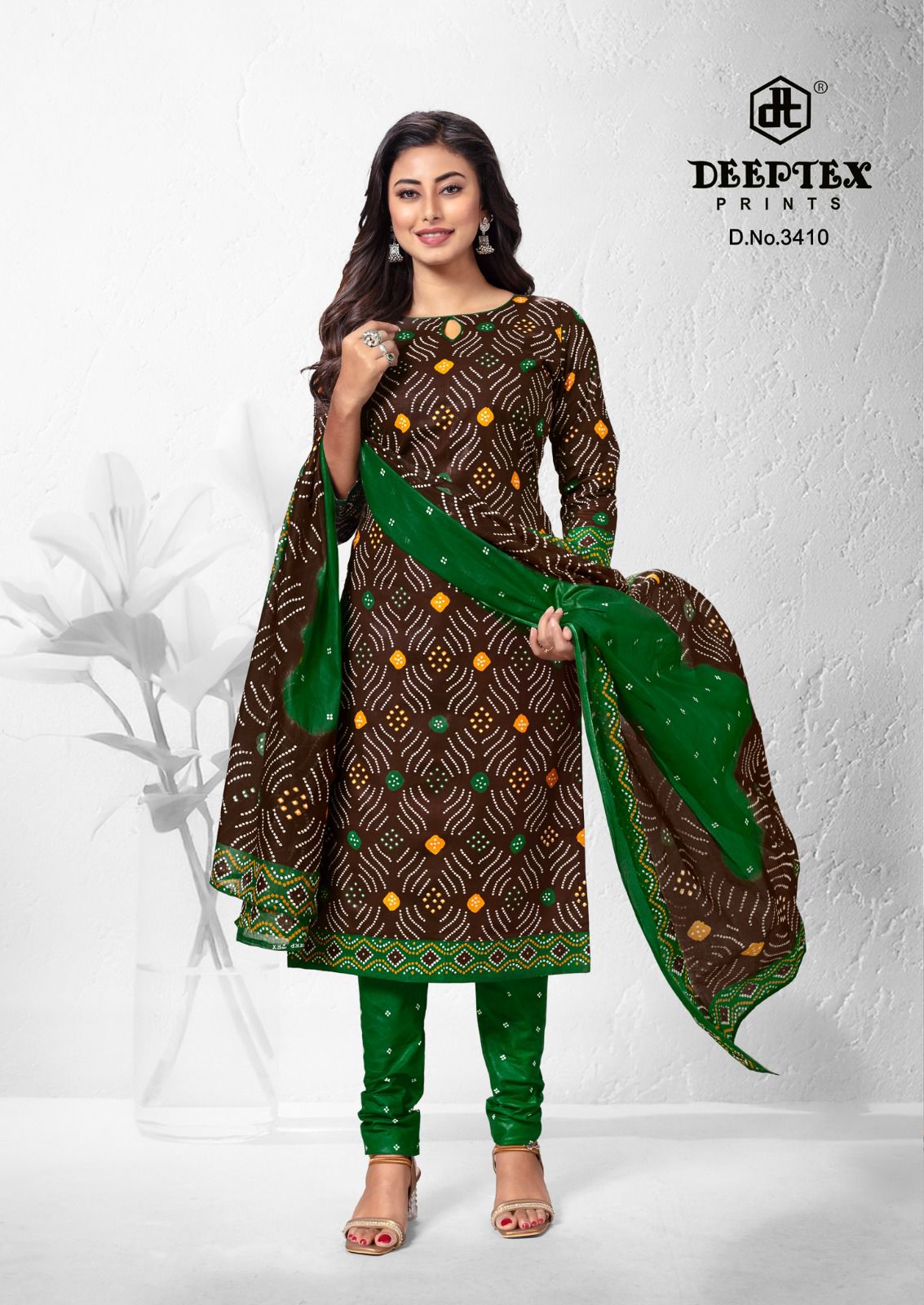 Deeptex Prints Classic Chunaris Vol 34 Cotton Printed Suits Wholesaler In Jetpur - jilaniwholesalesuit