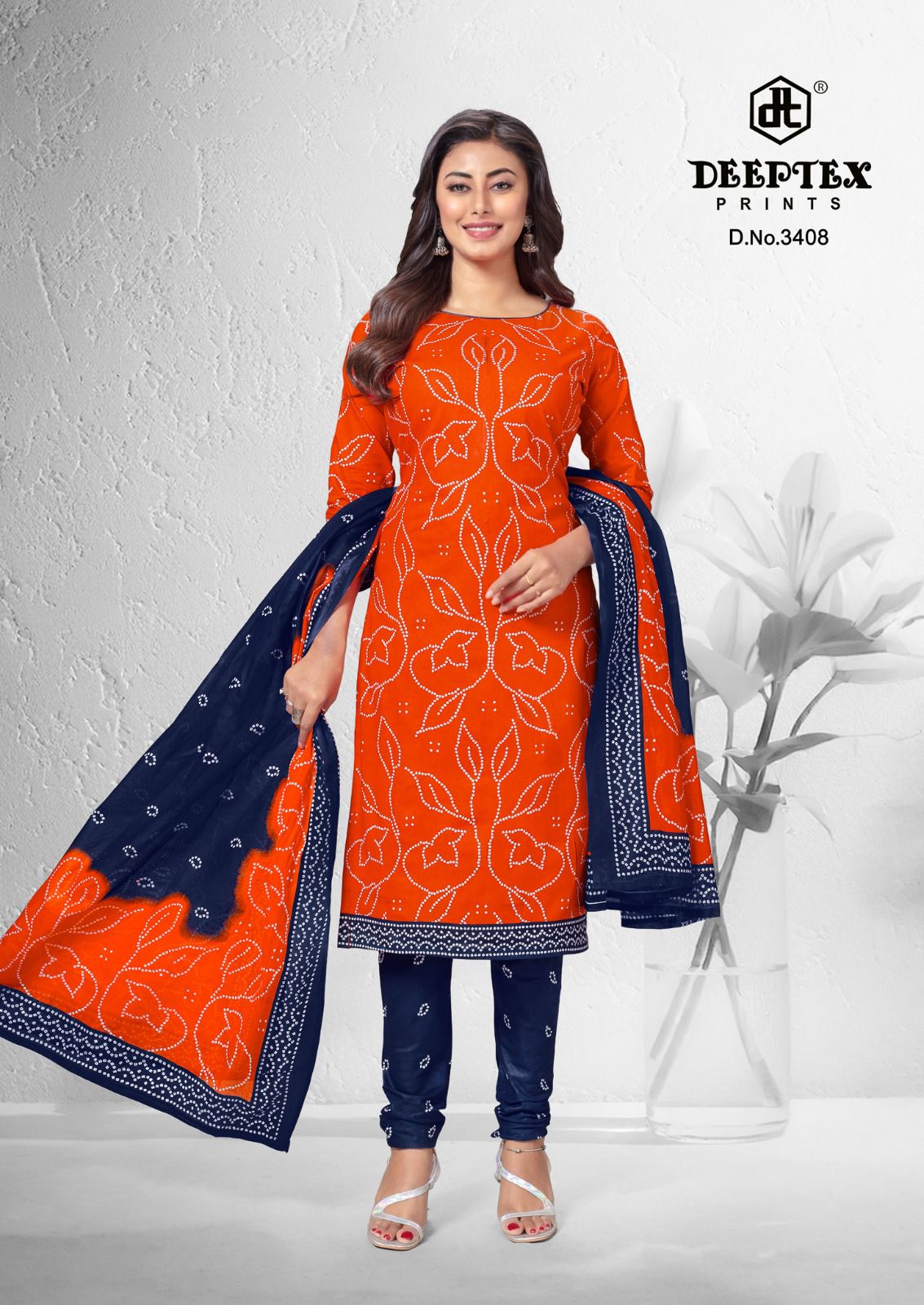 Deeptex Prints Classic Chunaris Vol 34 Cotton Printed Suits Wholesaler In Jetpur - jilaniwholesalesuit