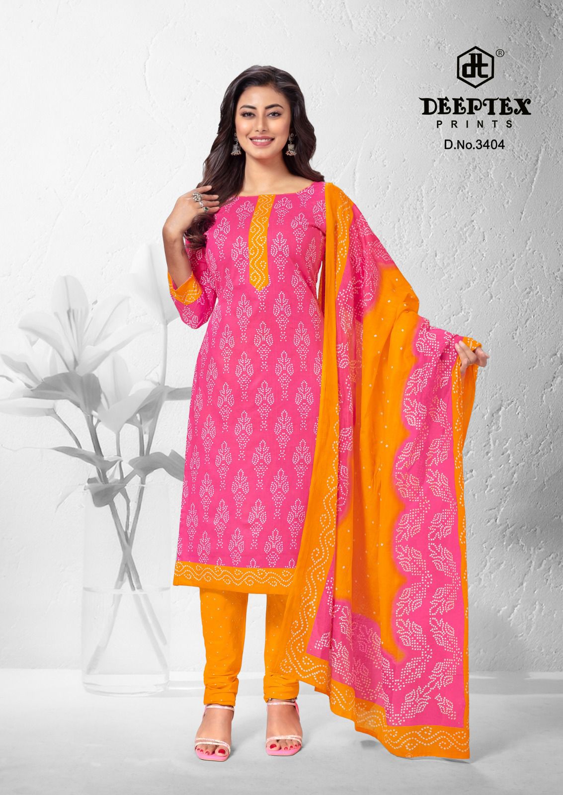 Deeptex Prints Classic Chunaris Vol 34 Cotton Printed Suits Wholesaler In Jetpur - jilaniwholesalesuit