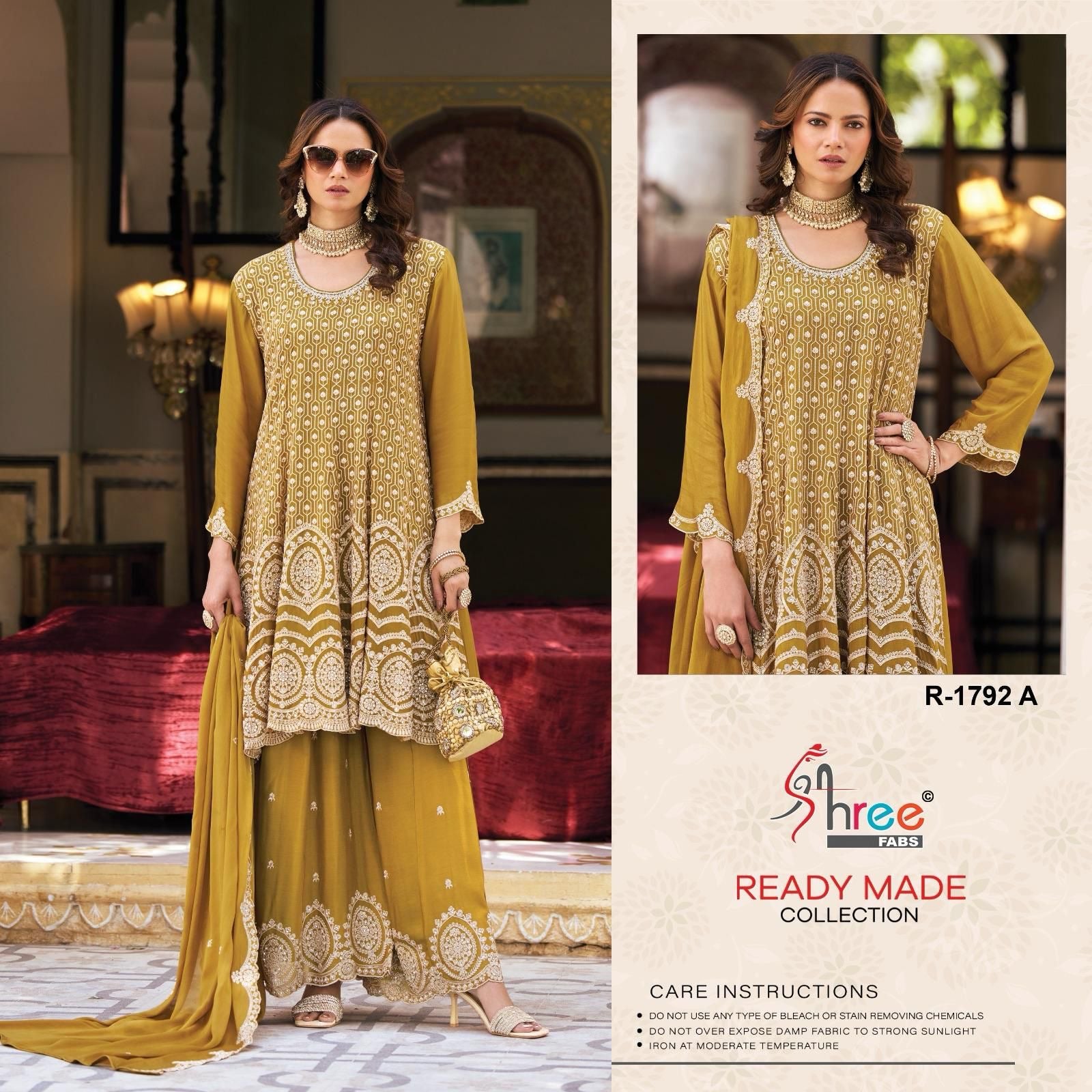 Shree Fabs Design No 1792 Readymade Pakistani Partywear Suits