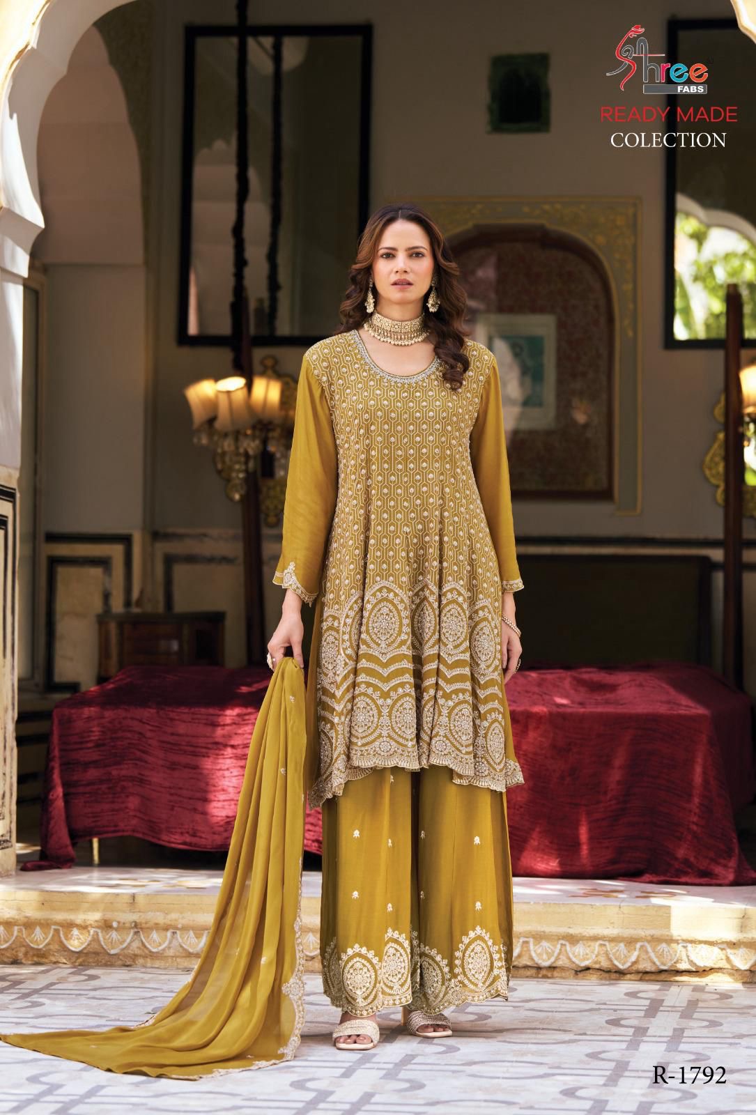 Shree Fabs Design No 1792 Readymade Pakistani Partywear Suits