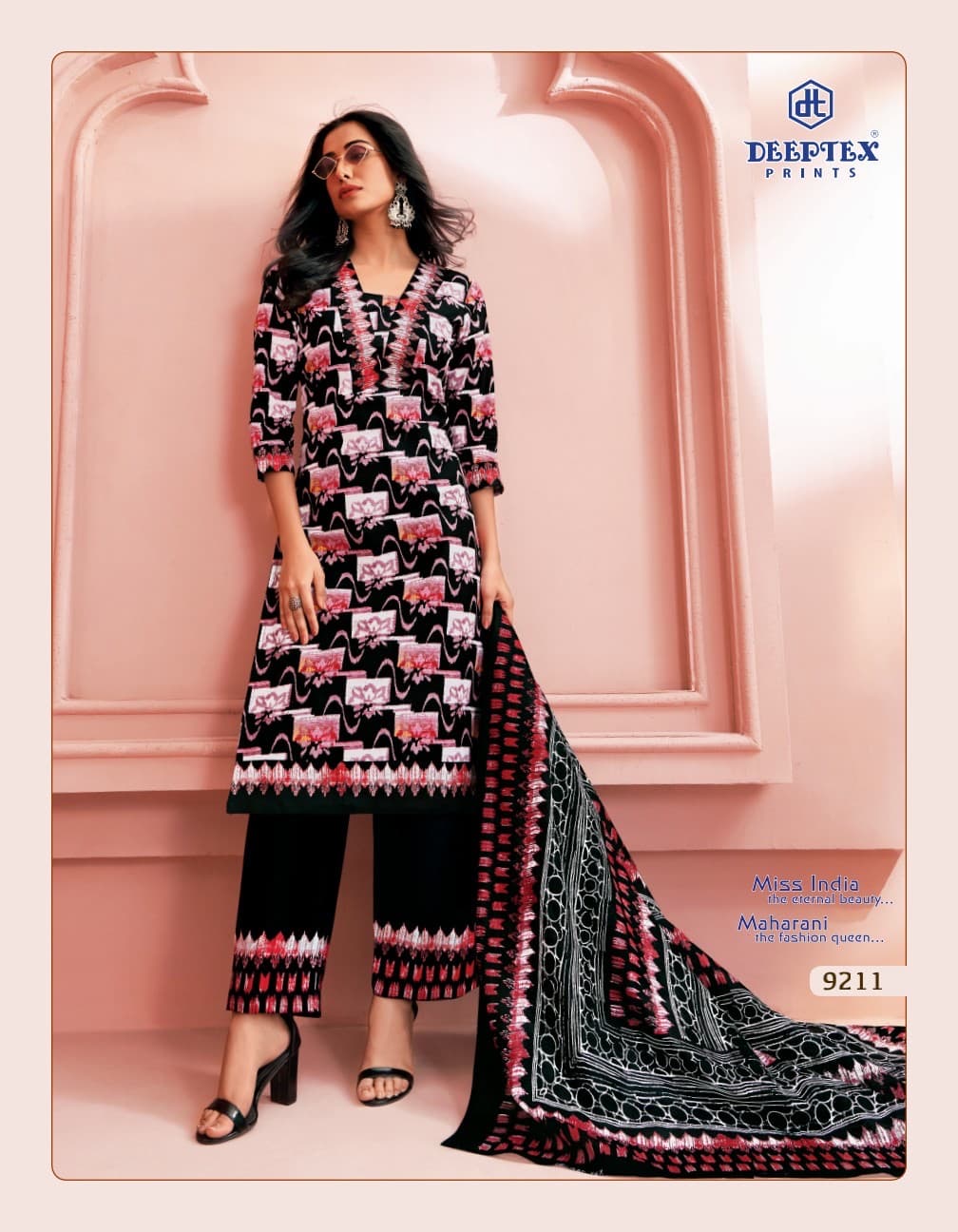 Deeptex Miss India Vol 92 Cotton printed dress material jetpur wholesale