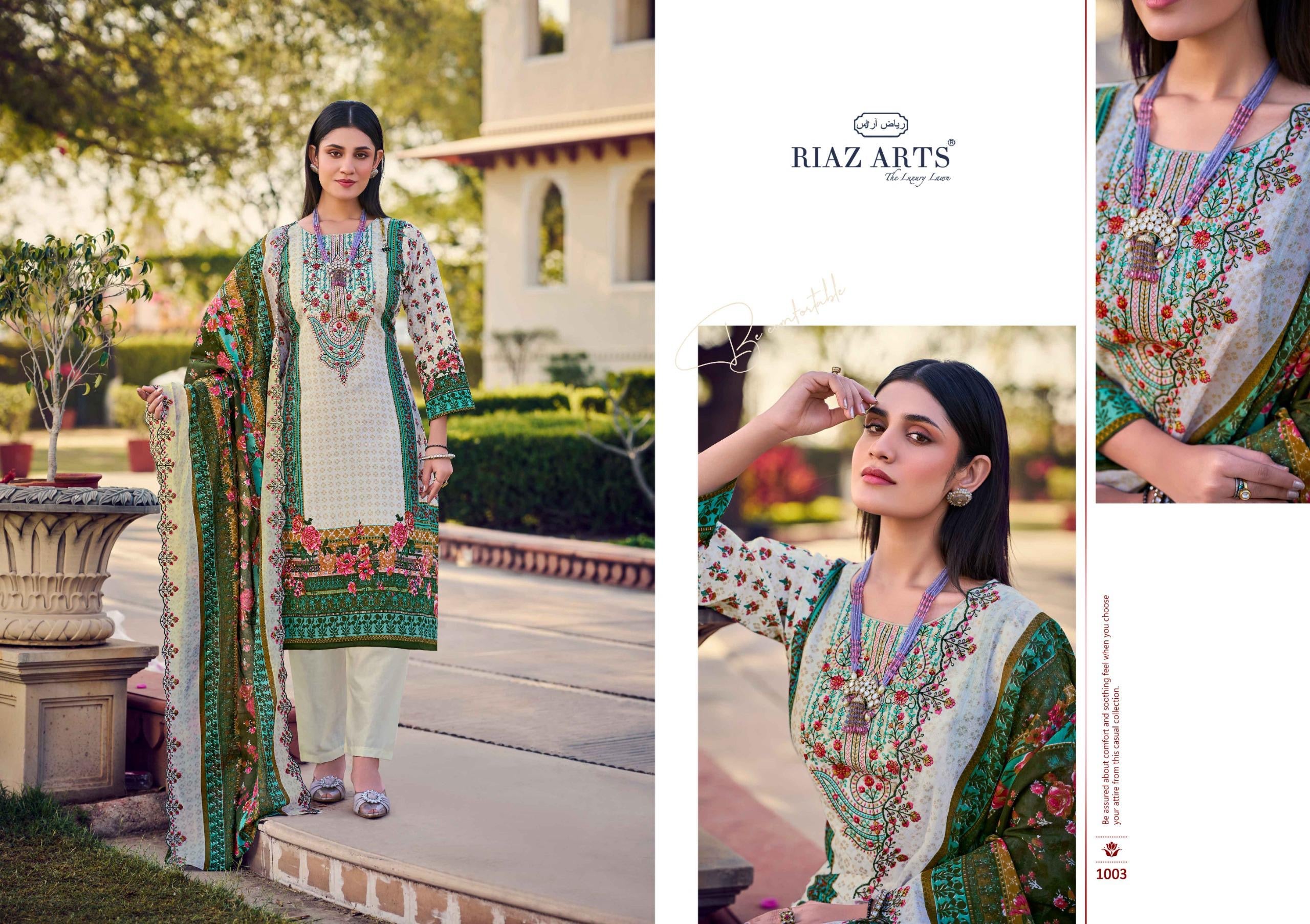 Riaz arts bin Saeed vol 7 unstitch salwar suits at wholesale rate
