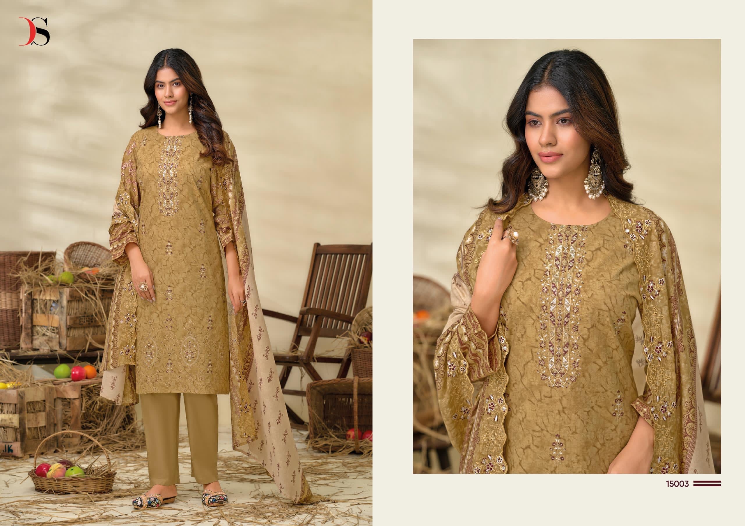 Deepsy suits bin saeed 15 lawn cotton Pakistani designer salwar suit - jilaniwholesalesuit