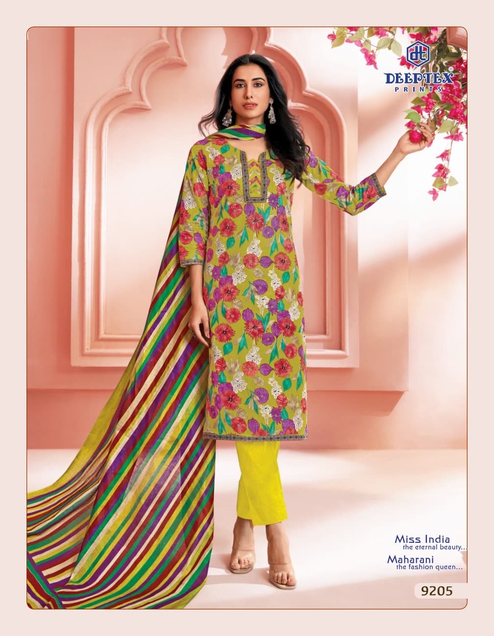 Deeptex Miss India Vol 92 Cotton printed dress material jetpur wholesale