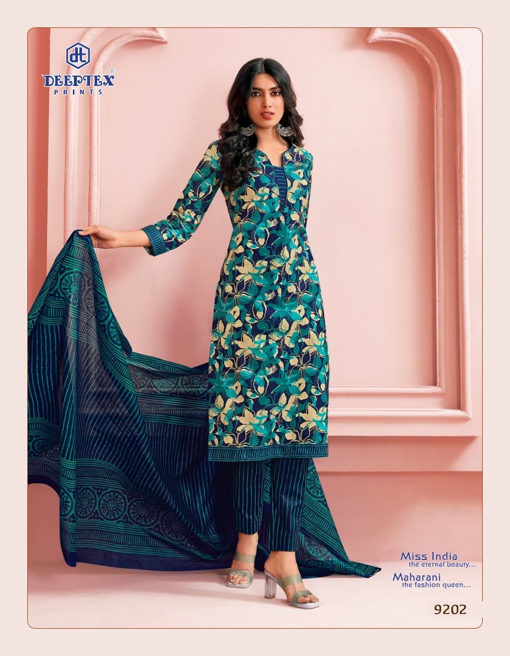 Deeptex Miss India Vol 92 Cotton printed dress material jetpur wholesale