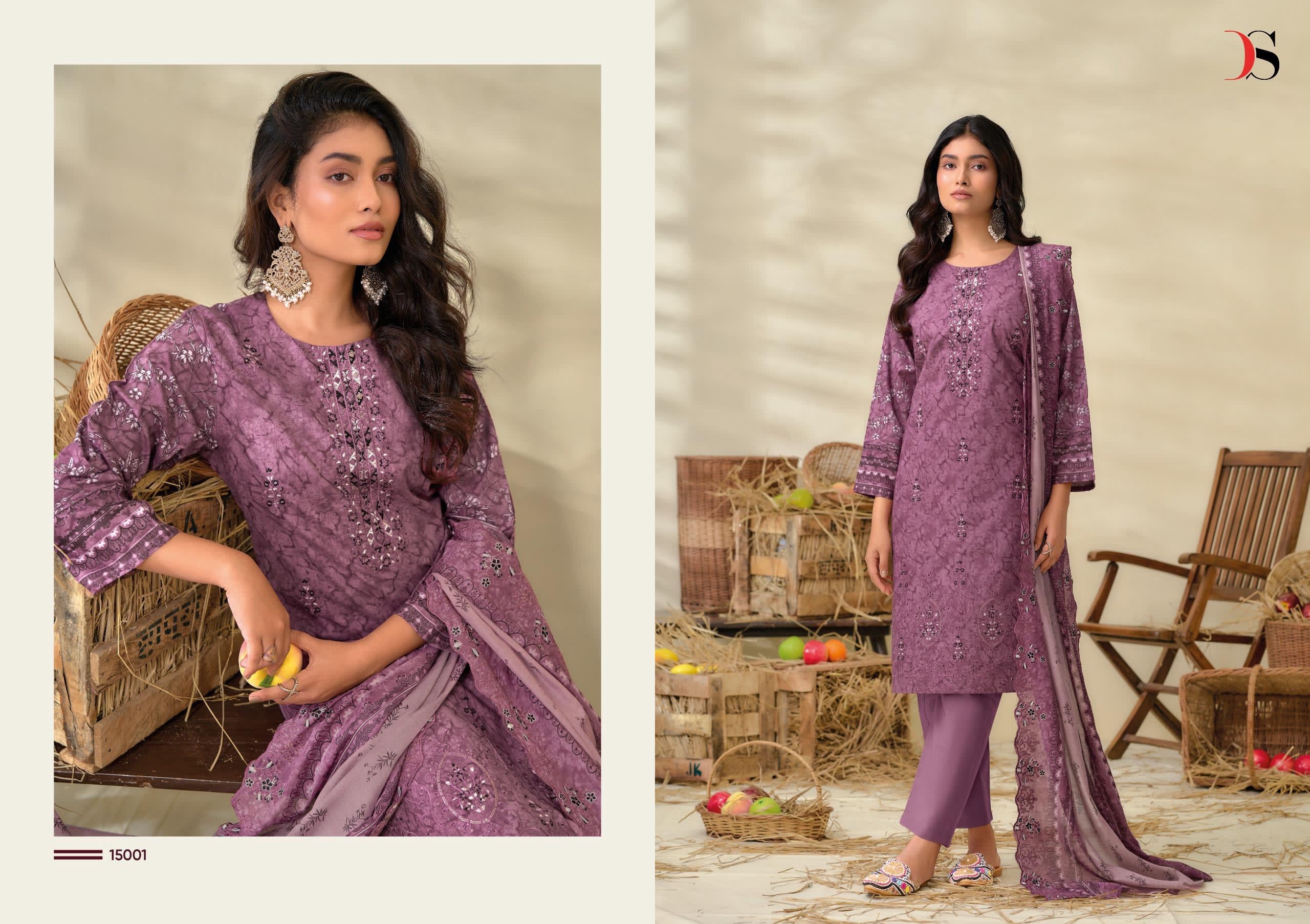 Deepsy suits bin saeed 15 lawn cotton Pakistani designer salwar suit - jilaniwholesalesuit