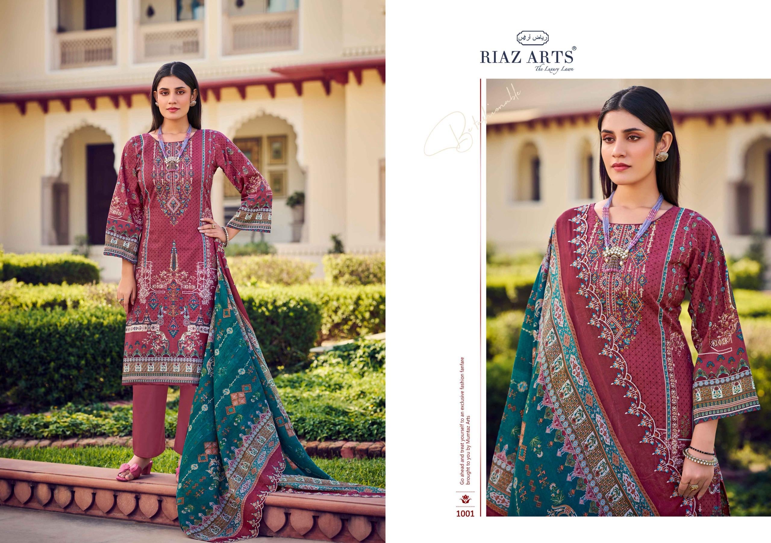 Riaz arts bin Saeed vol 7 unstitch salwar suits at wholesale rate
