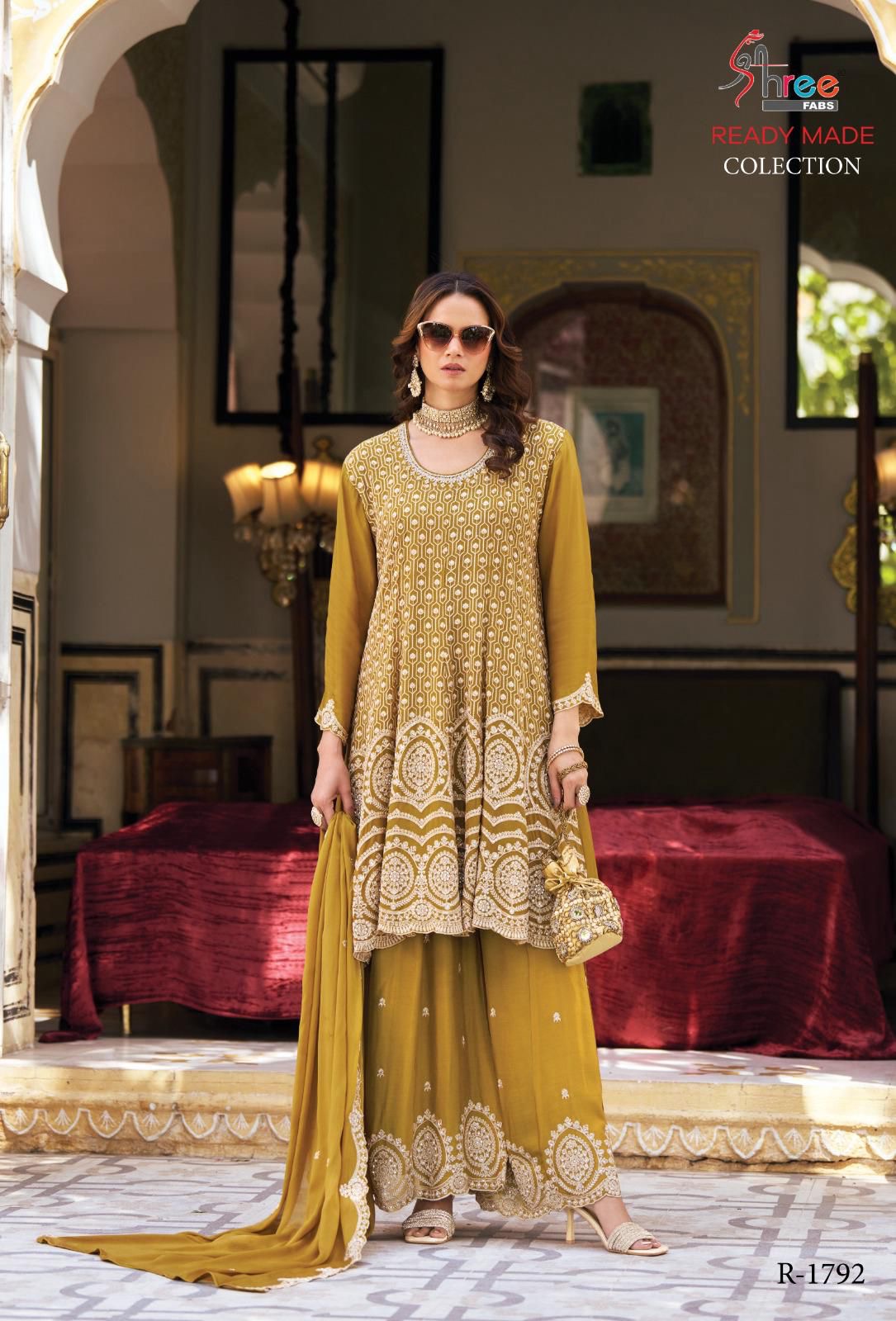 Shree Fabs Design No 1792 Readymade Pakistani Partywear Suits