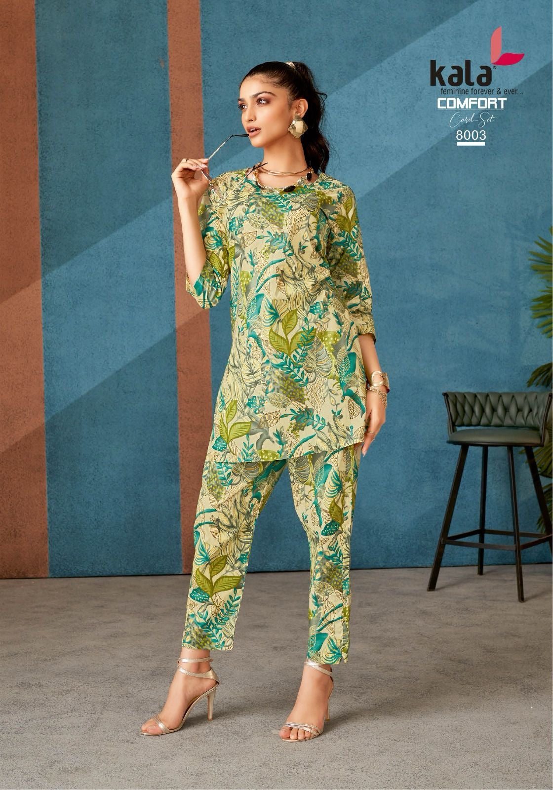 Kala presents comfort vol 3 readymade cord set at wholesale rate
