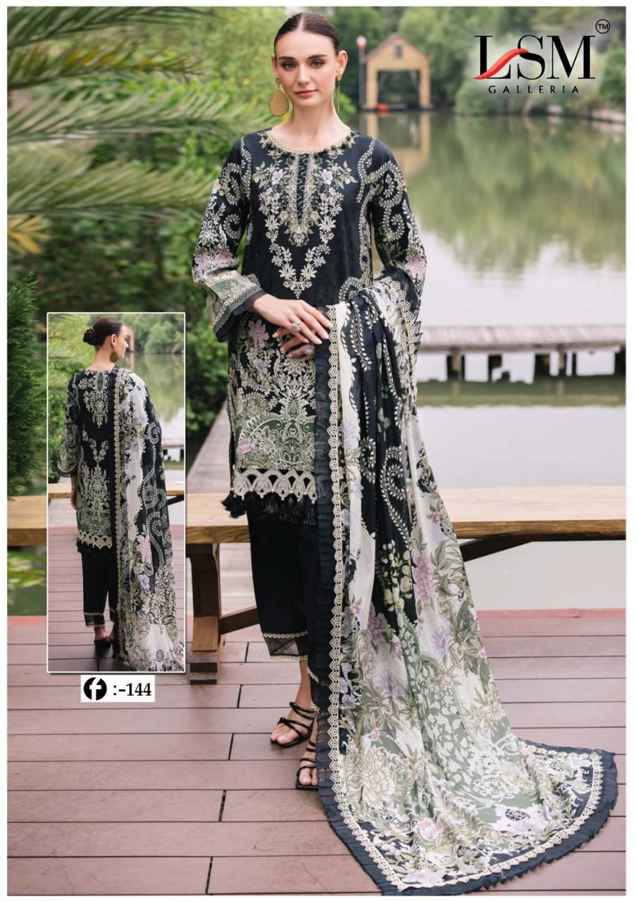 LSM Galleria Firdous Queen Vol 14 Lawn Cotton Wholesale Catalog Surat - jilaniwholesalesuit