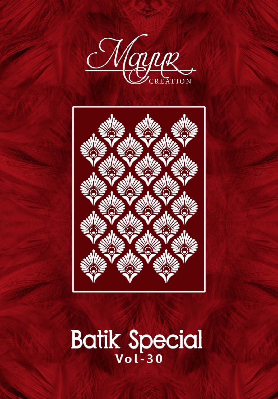 Mayur Batik Special Vol 30 Cotton Printed Dress Material Jetpur - jilaniwholesalesuit