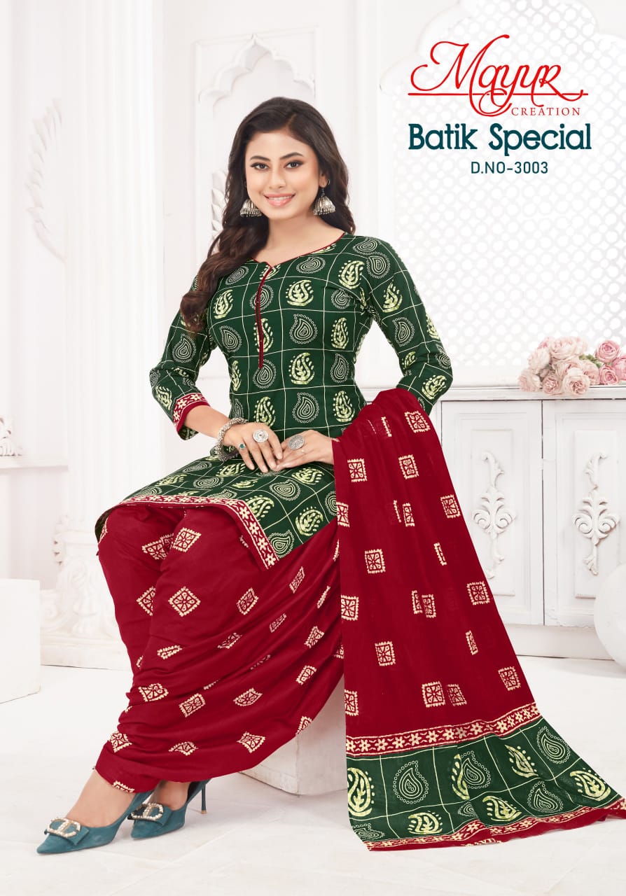 Mayur Batik Special Vol 30 Cotton Printed Dress Material Jetpur - jilaniwholesalesuit