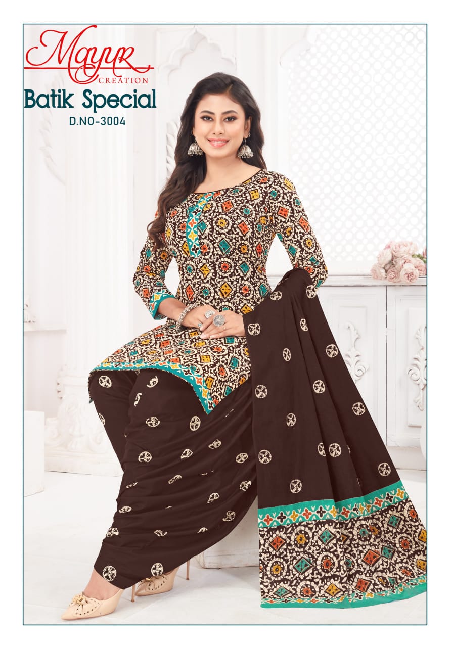 Mayur Batik Special Vol 30 Cotton Printed Dress Material Jetpur - jilaniwholesalesuit