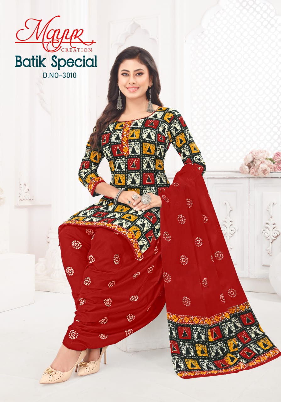 Mayur Batik Special Vol 30 Cotton Printed Dress Material Jetpur - jilaniwholesalesuit