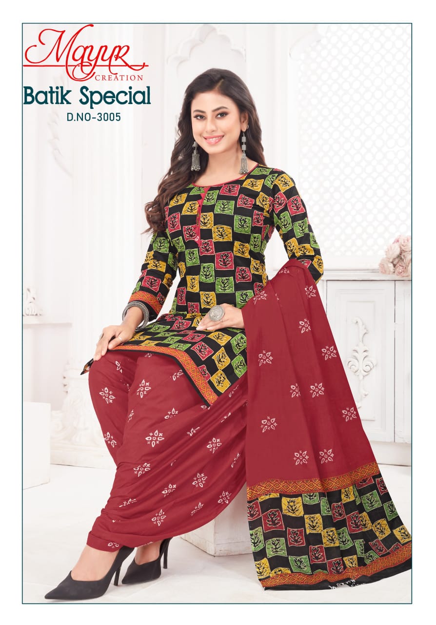 Mayur Batik Special Vol 30 Cotton Printed Dress Material Jetpur - jilaniwholesalesuit