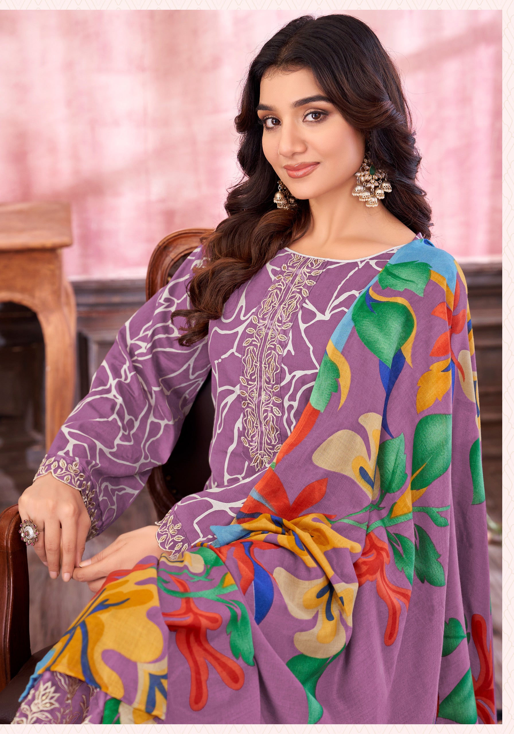 Alok suit super star cotton salwar kameez supplier in Surat - jilaniwholesalesuit