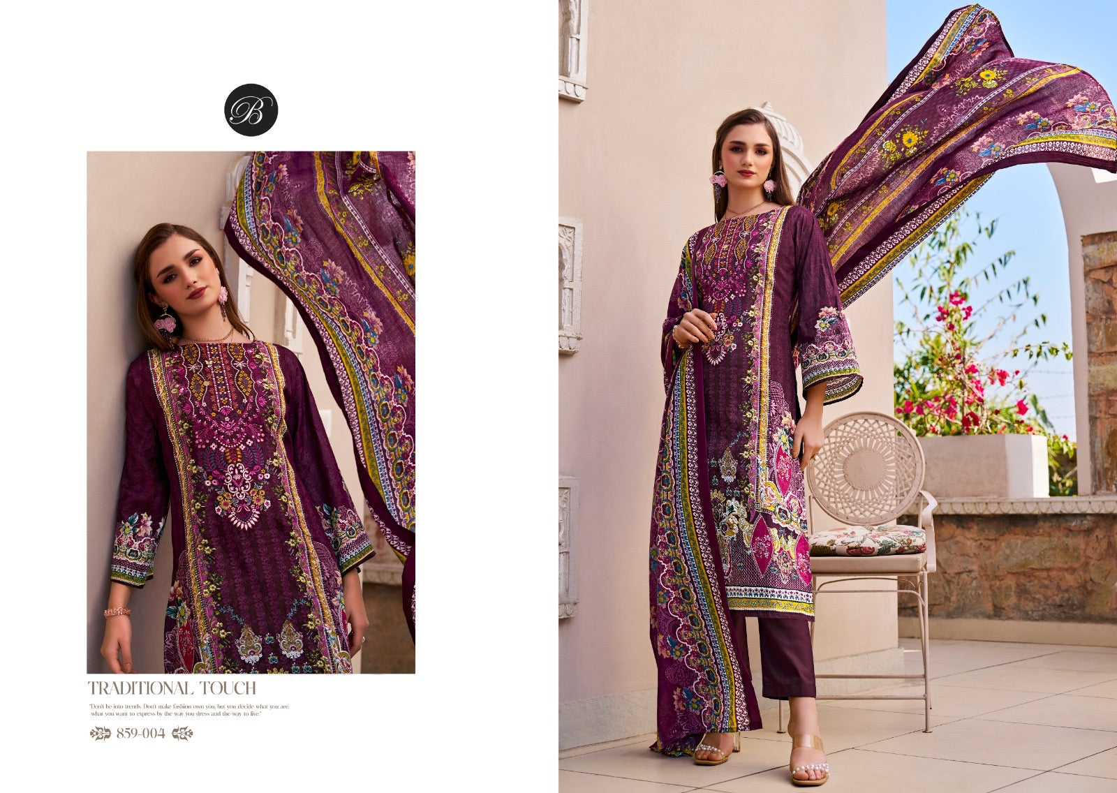 Belliza Designer studio Naira vol 111 cotton Pakistani dress material wholesale