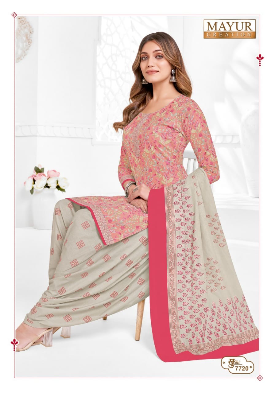 Mayur creation Khushi vol 77 cotton printed dress material jetpur - jilaniwholesalesuit