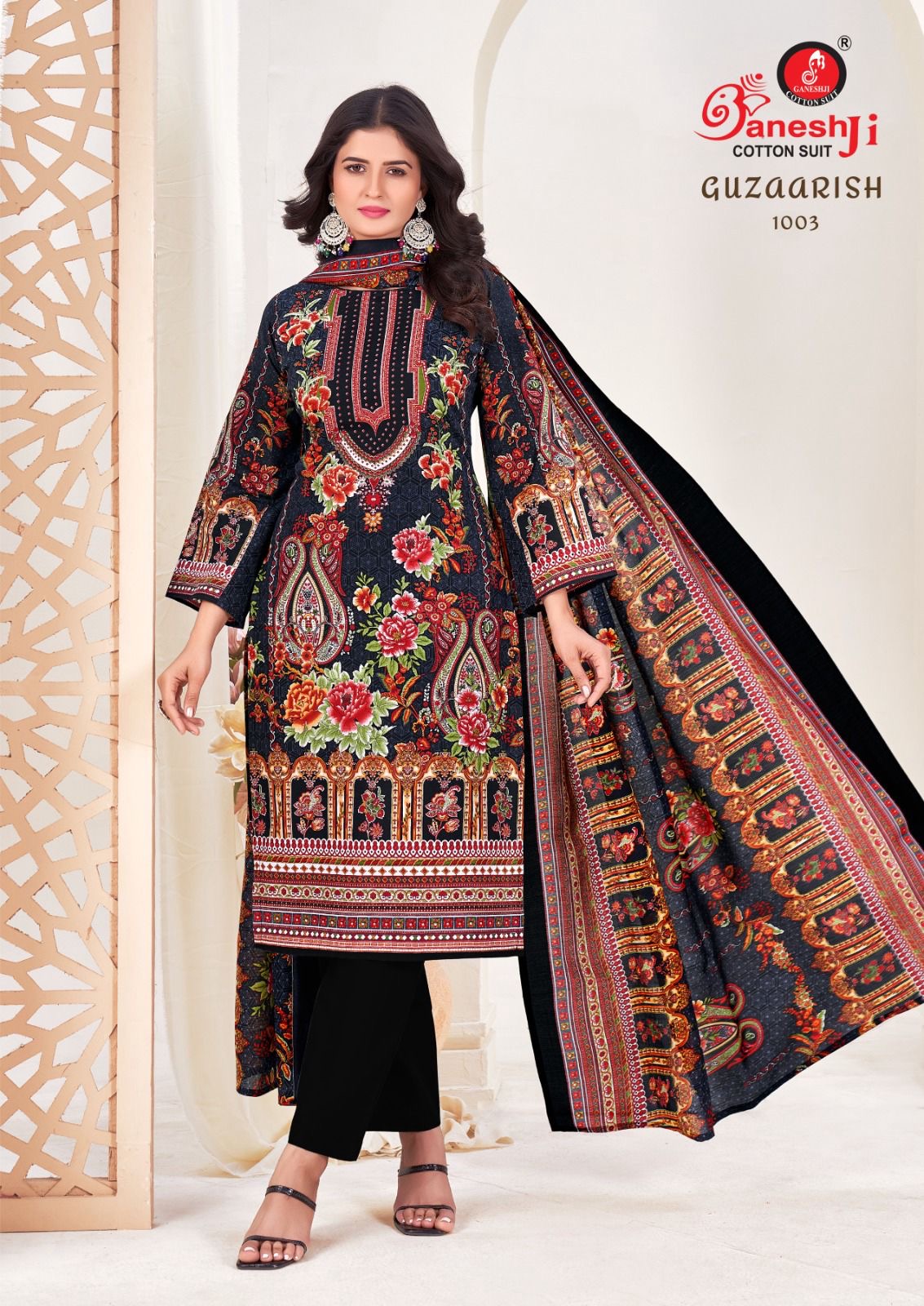Ganeshji cotton suit guzaarish vol 1 cotton dress material at low range - jilaniwholesalesuit