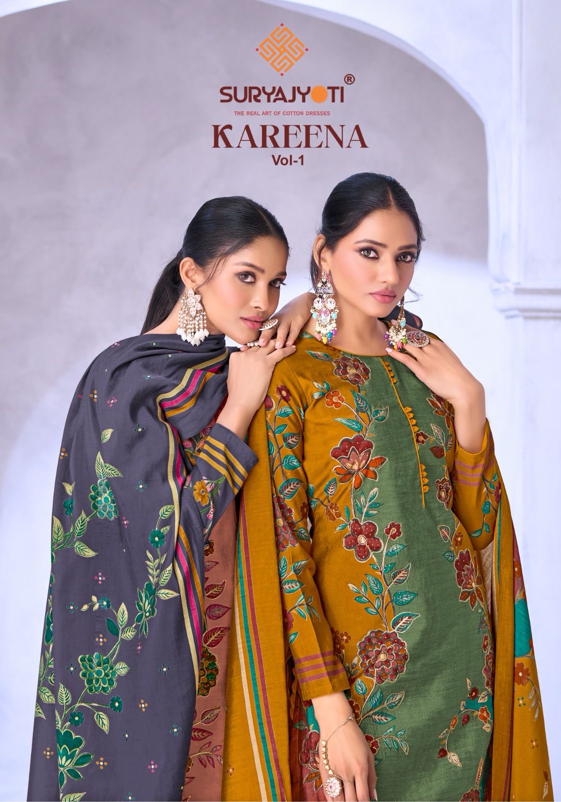 Suryajyoti Kareena vol 1 modal salwar kameez at wholesale rate - jilaniwholesalesuit