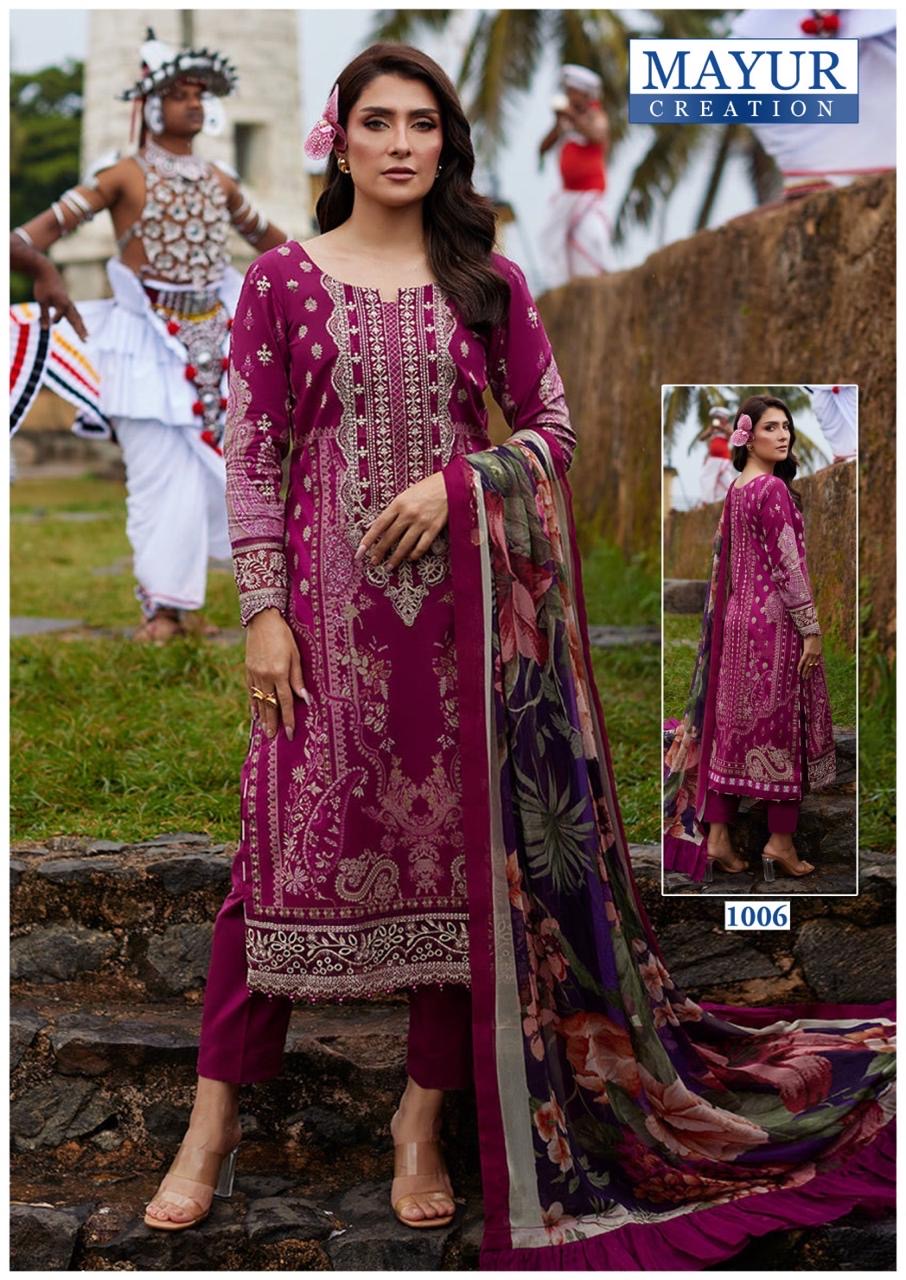 Mayur creation khwahish vol 1 pakistani salwar suits supplier in jetpur - jilaniwholesalesuit