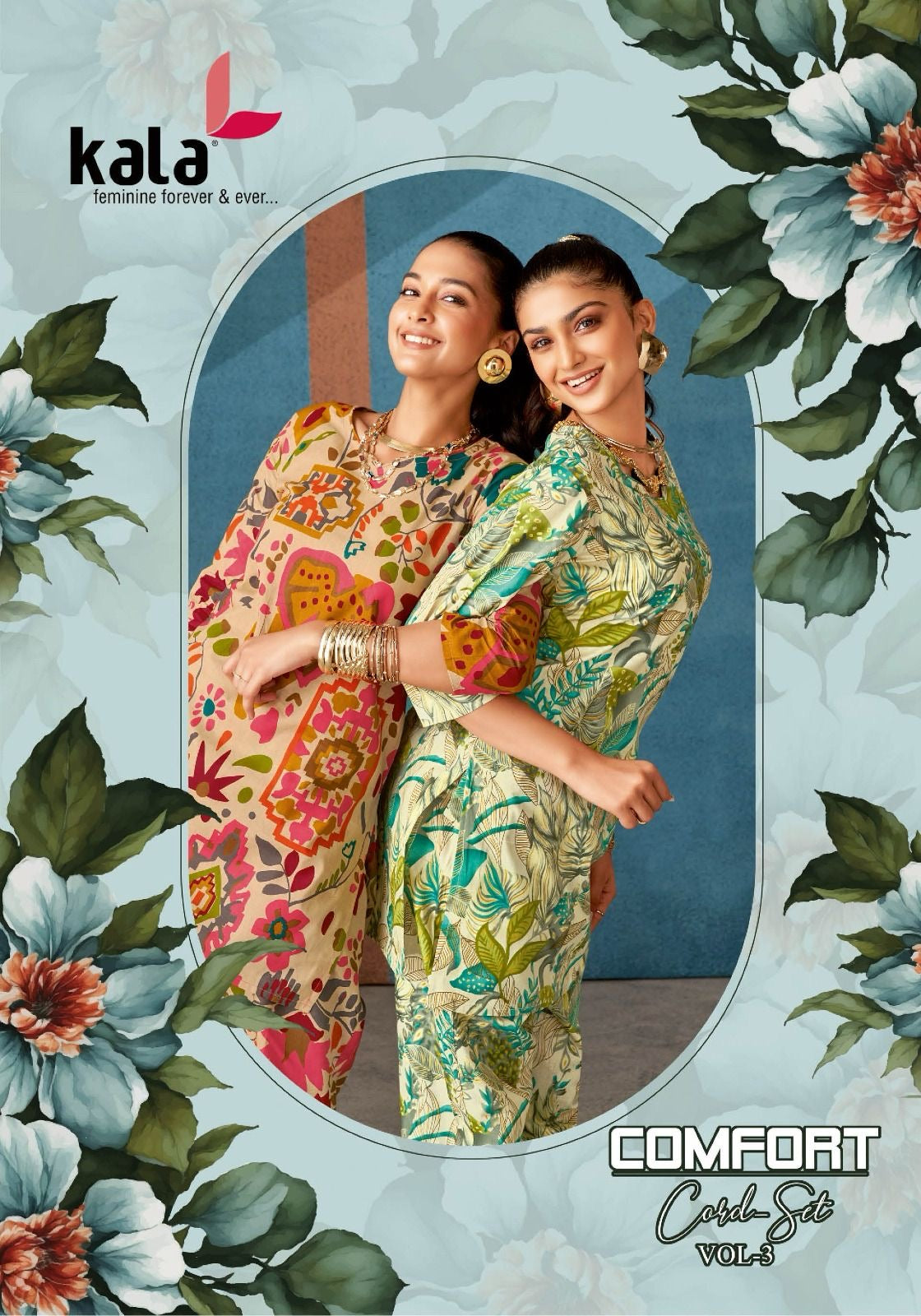 Kala presents comfort vol 3 readymade cord set at wholesale rate - jilaniwholesalesuit