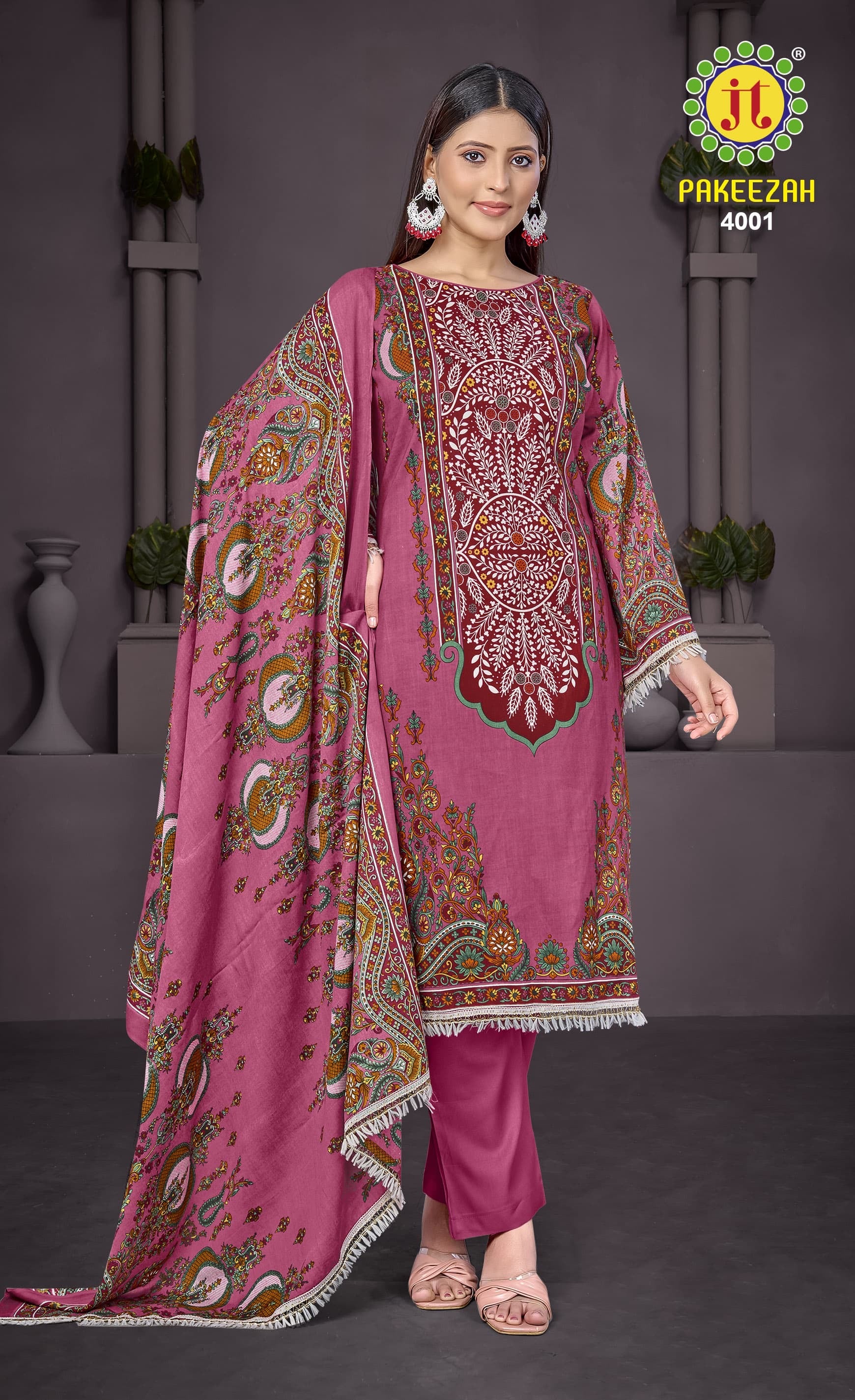 Jt textile pakeezah vol 4 Karachi cotton Pakistani dress Mateiral catalog - jilaniwholesalesuit