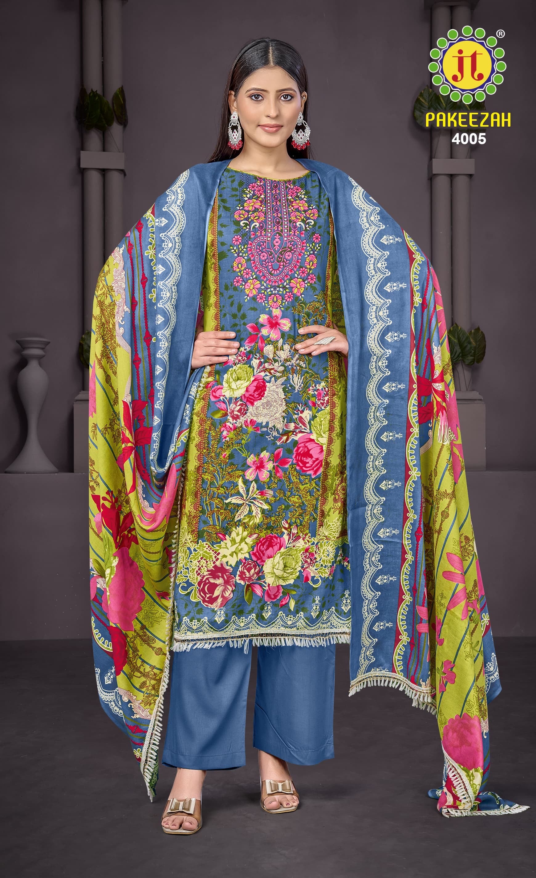 Jt textile pakeezah vol 4 Karachi cotton Pakistani dress Mateiral catalog - jilaniwholesalesuit