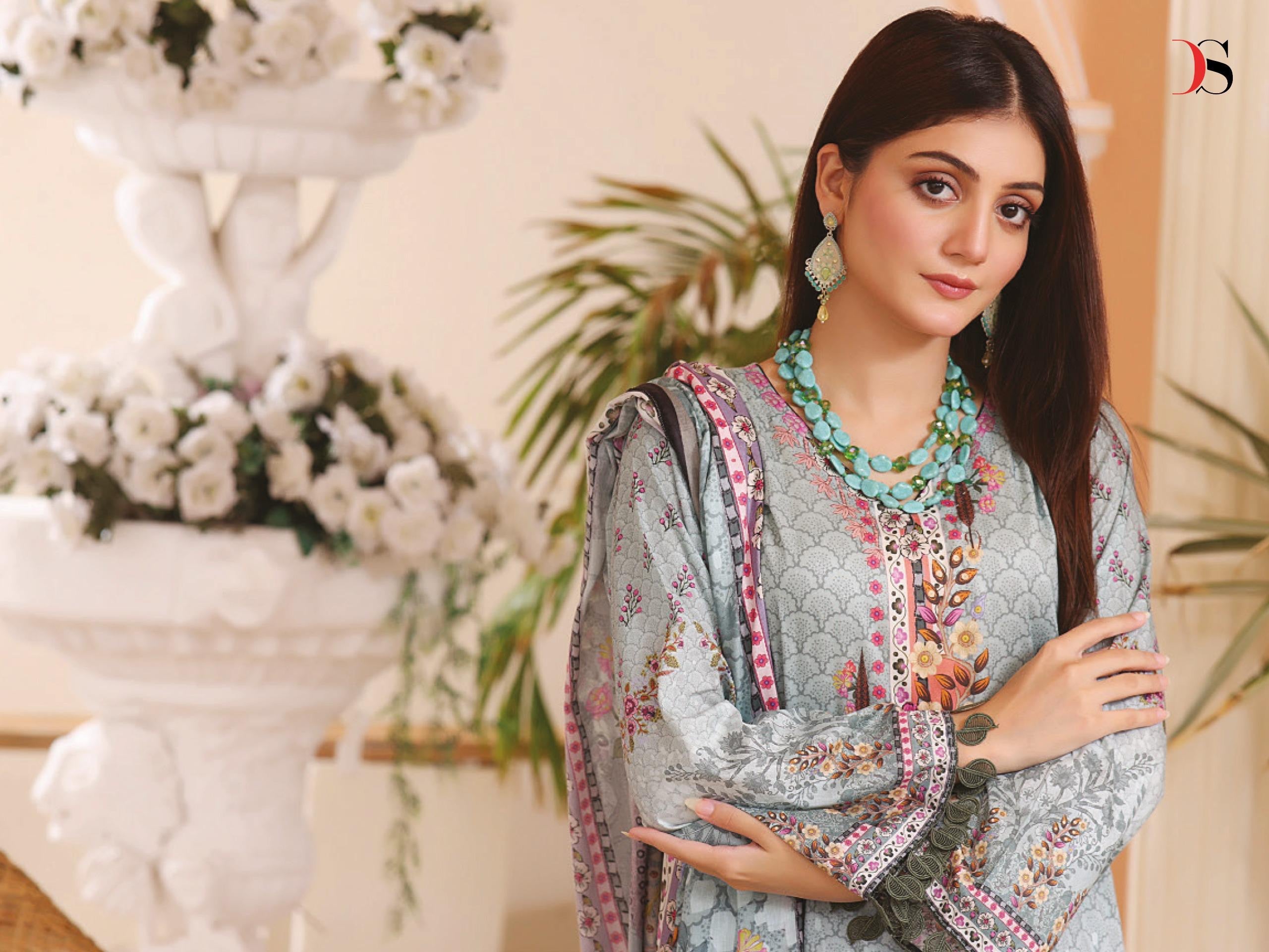 Deepsy Suits firdous lawn 24 cotton Pakistani salwar suits whoelsale