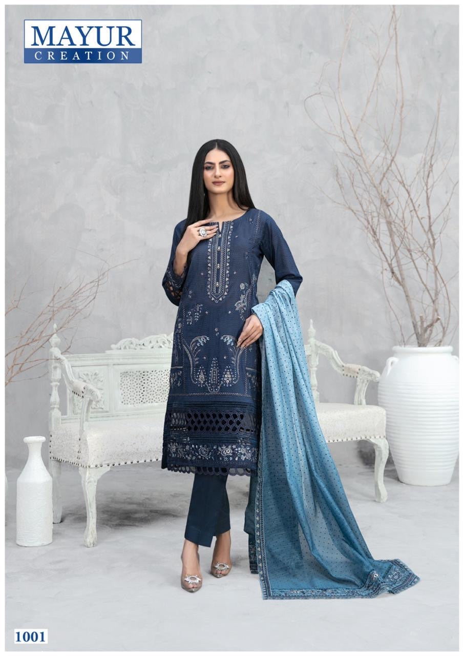 Mayur creation khwahish vol 1 pakistani salwar suits supplier in jetpur - jilaniwholesalesuit