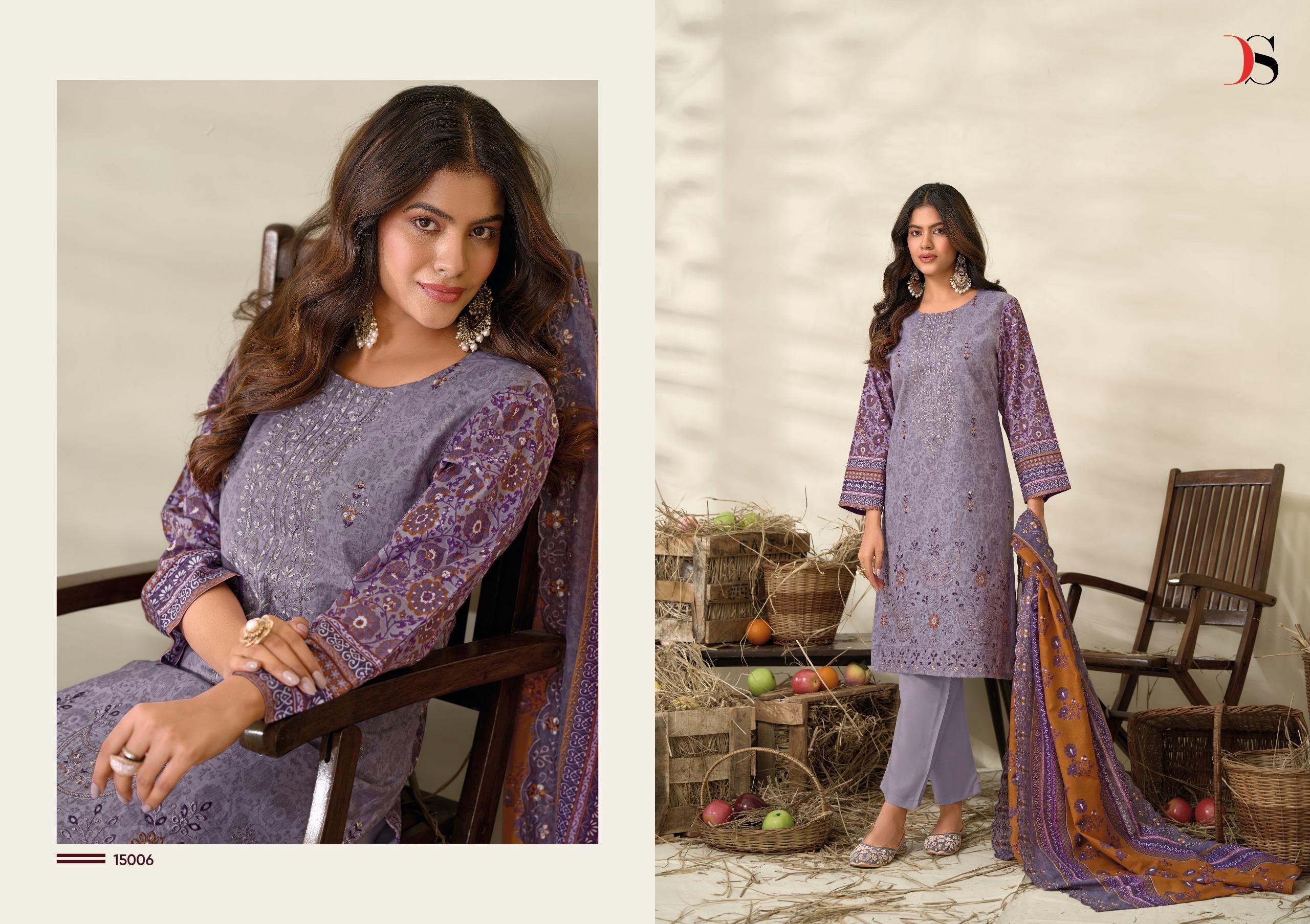 Deepsy suits bin saeed 15 lawn cotton Pakistani designer salwar suit - jilaniwholesalesuit