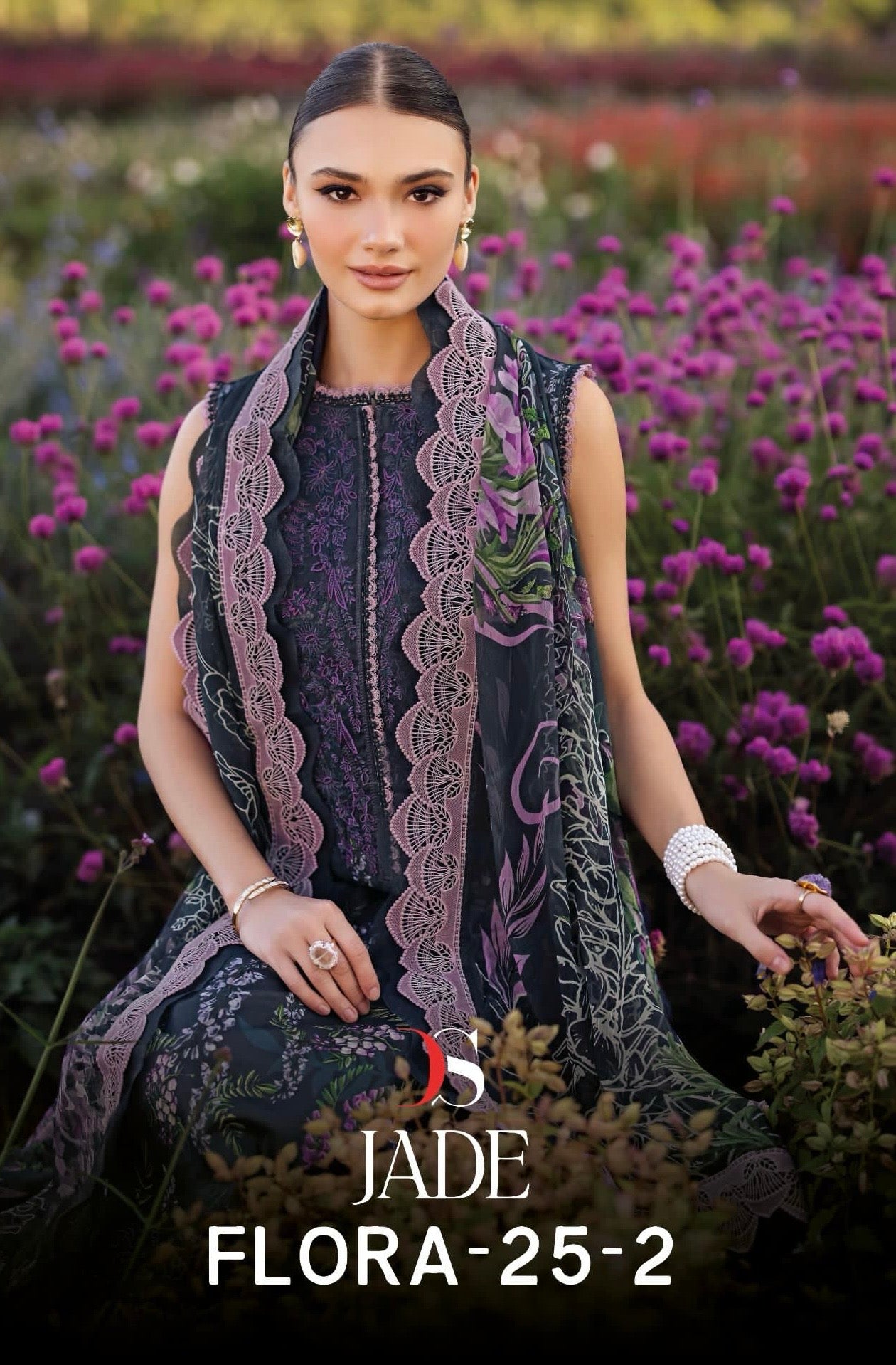 Deepsy suits jade flora 25-2 cotton Pakistani patch work salwar suit wholesale - jilaniwholesalesuit