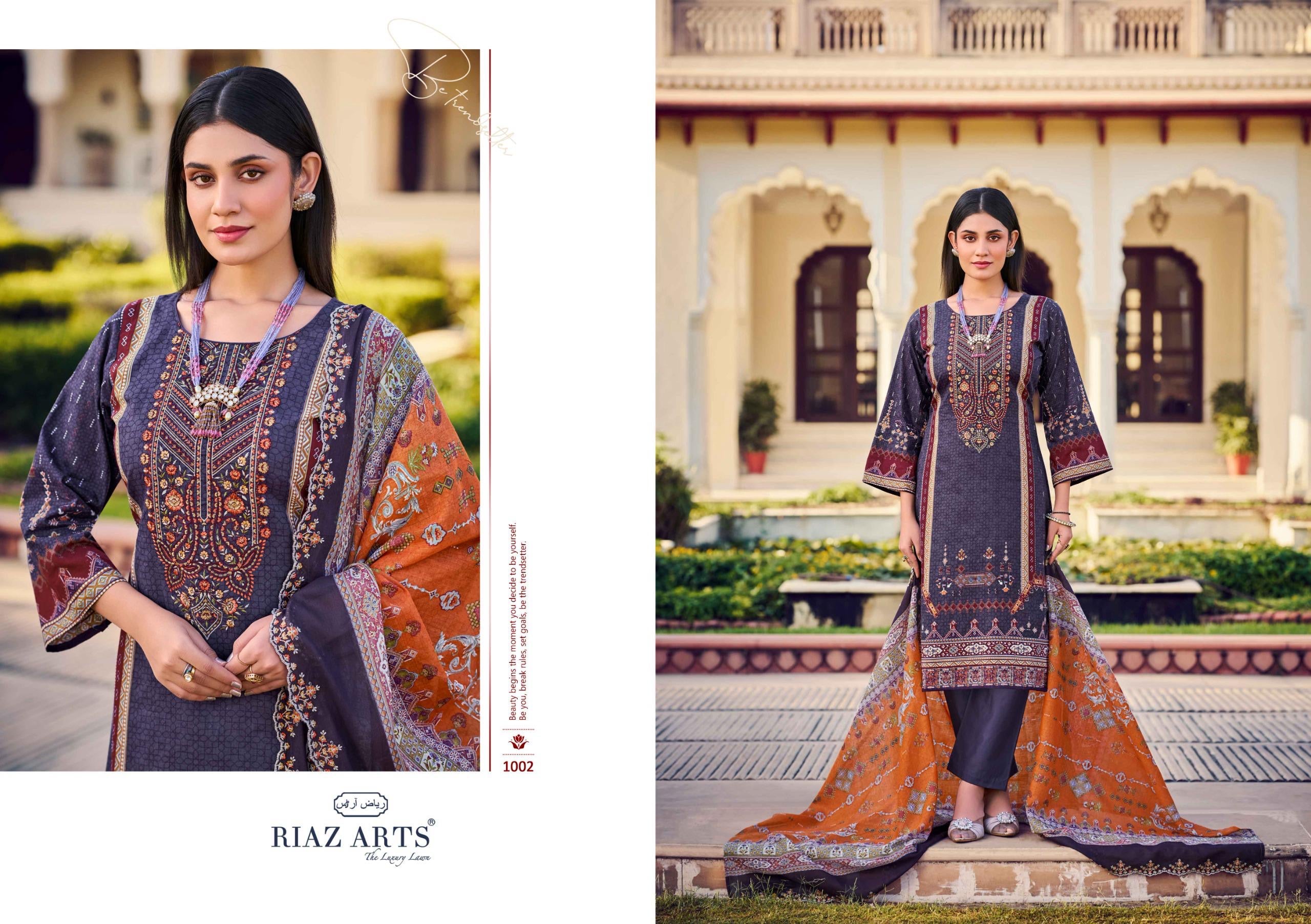 Riaz arts bin Saeed vol 7 unstitch salwar suits at wholesale rate