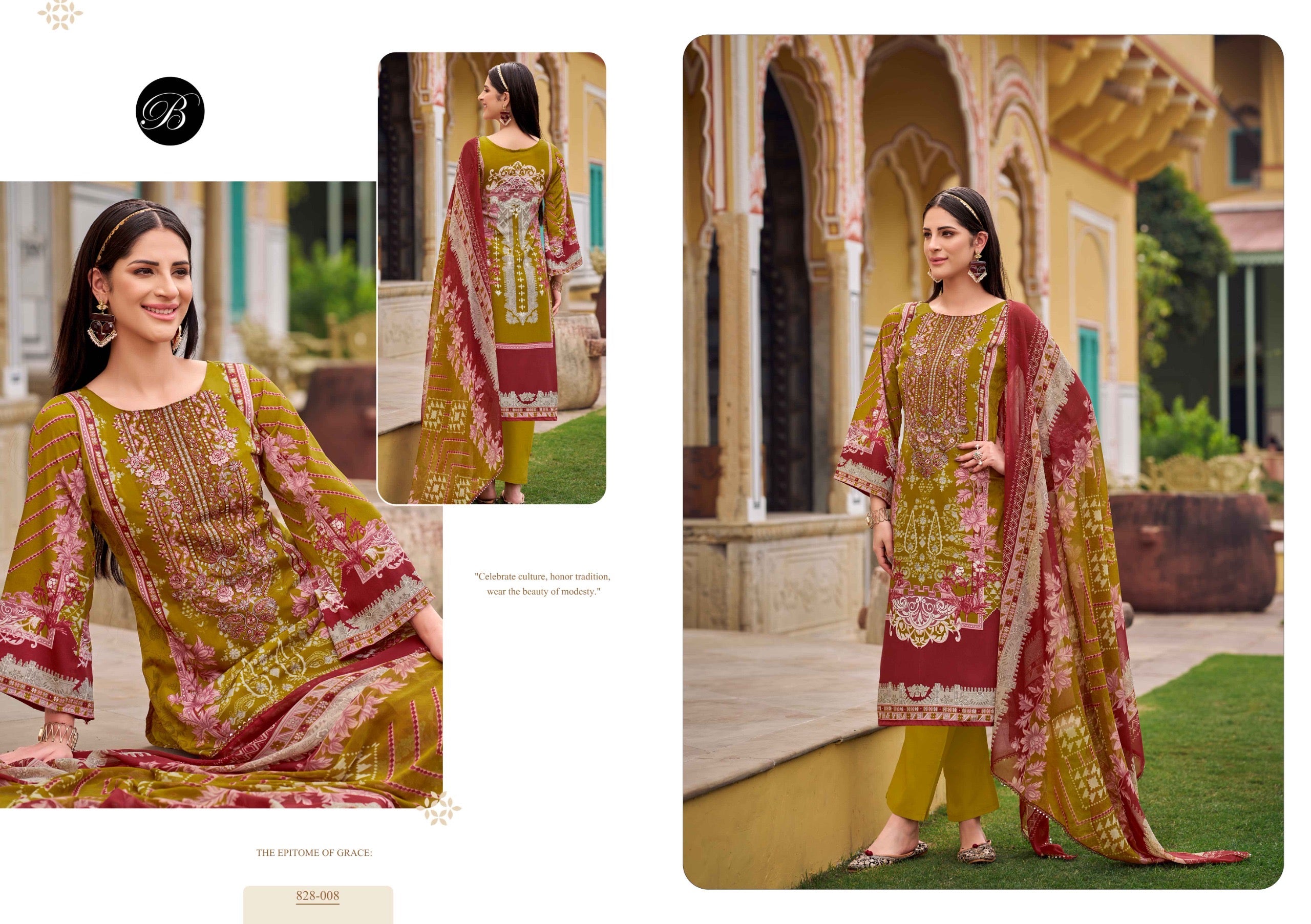 Belliza Designer Studio Naira vol 101 cotton Pakistani salwar kameez supplier - jilaniwholesalesuit