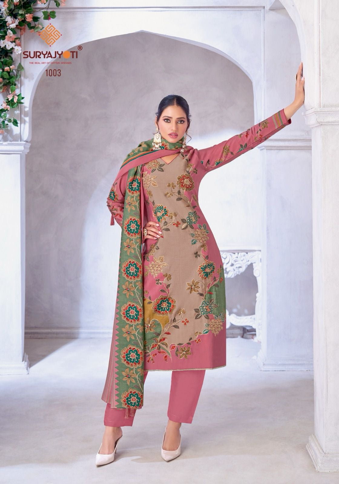 Suryajyoti Kareena vol 1 modal salwar kameez at wholesale rate - jilaniwholesalesuit