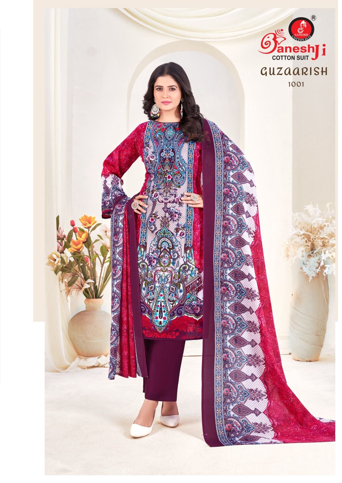 Ganeshji cotton suit guzaarish vol 1 cotton dress material at low range - jilaniwholesalesuit
