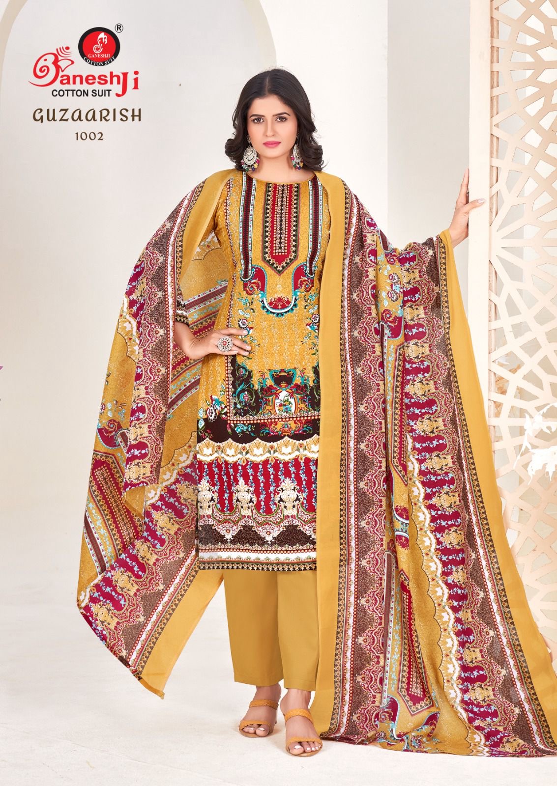 Ganeshji cotton suit guzaarish vol 1 cotton dress material at low range - jilaniwholesalesuit