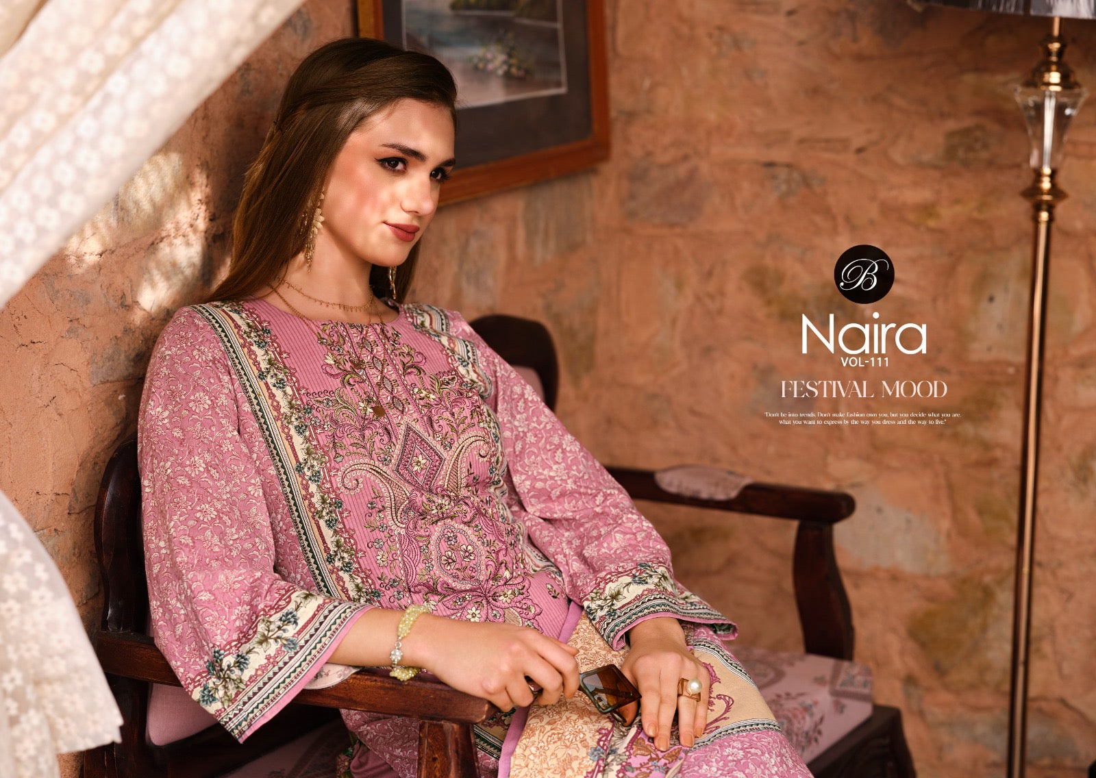 Belliza Designer studio Naira vol 111 cotton Pakistani dress material wholesale