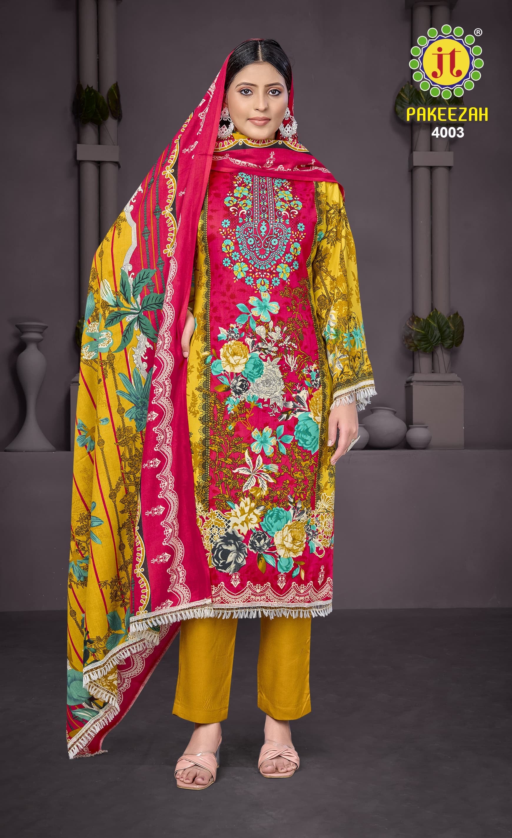 Jt textile pakeezah vol 4 Karachi cotton Pakistani dress Mateiral catalog - jilaniwholesalesuit