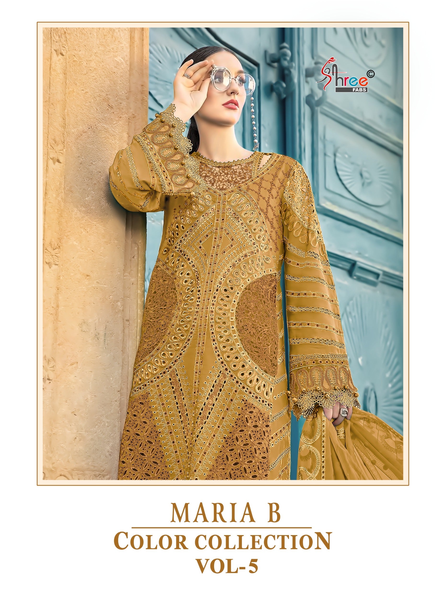 Shree fabs maria b colour collection vol 5 Pakistani collection latest