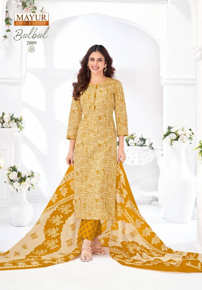 Mayur creation bul bul vol 2 cotton printed dress material wholesaler - jilaniwholesalesuit