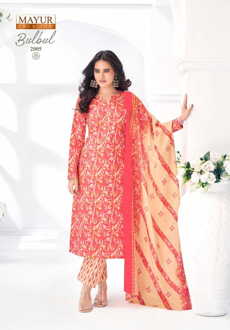 Mayur creation bul bul vol 2 cotton printed dress material wholesaler - jilaniwholesalesuit